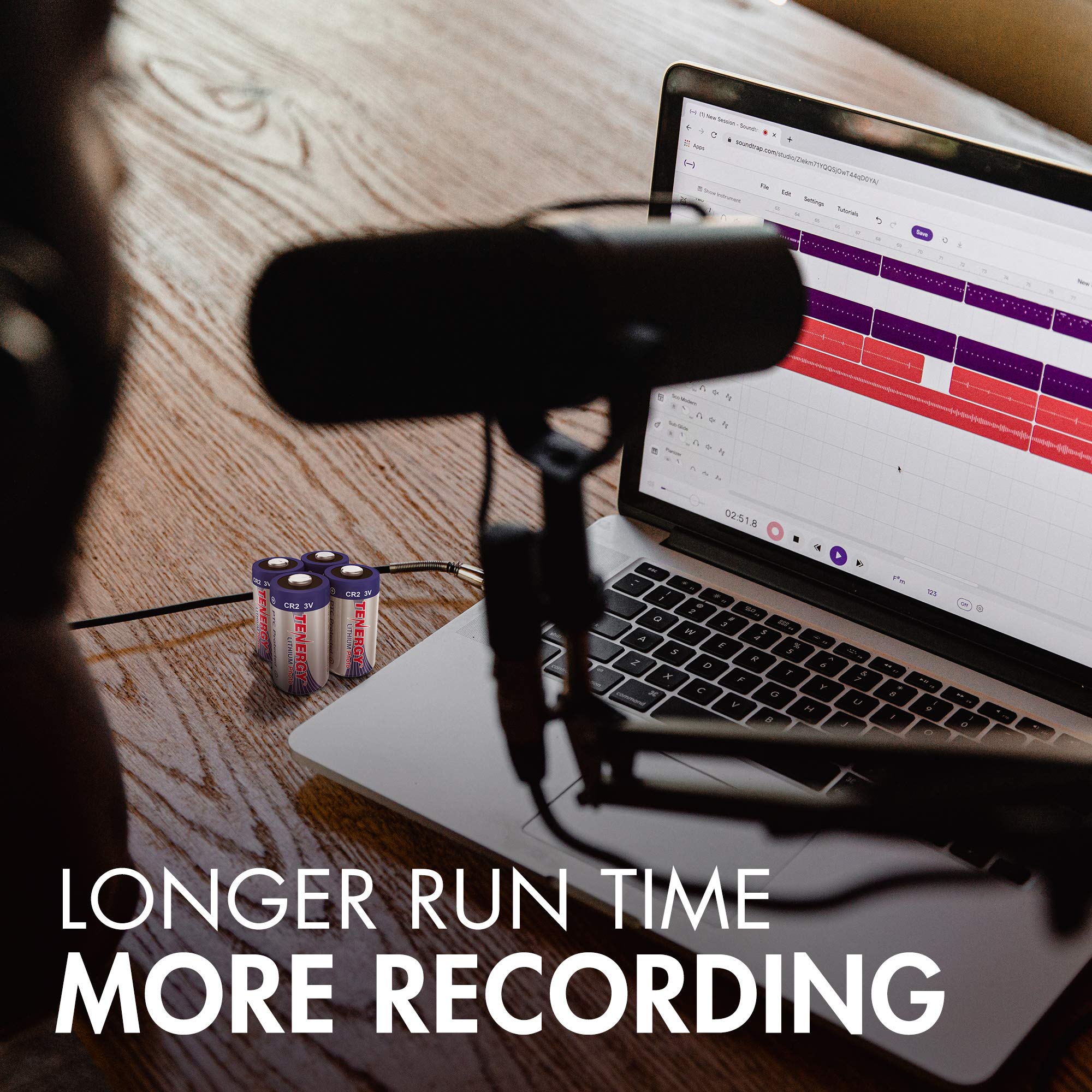 Tenergy Cr2 3V Lithium Battery Non Rechargeable Ptc Protected High Performance Cr2 Batteries For Flashlight, Digital Cameras, To