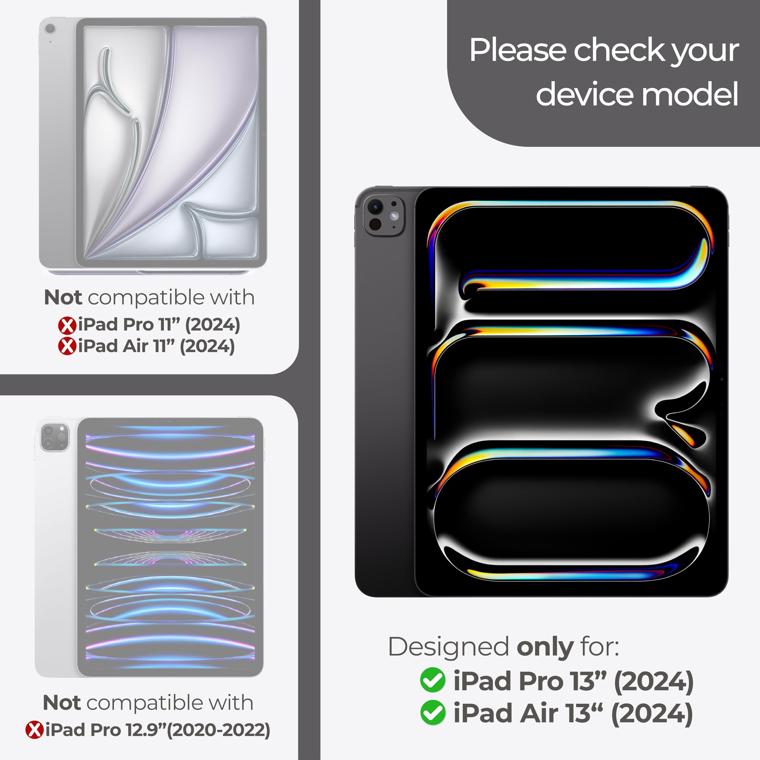 Armorsuit 2 Pack For Ipad Pro 13 Inch Screen Protector (2024 Release) Tempered Glass 9H+ Hd Clear Face Id, Apple Pencil Compatib