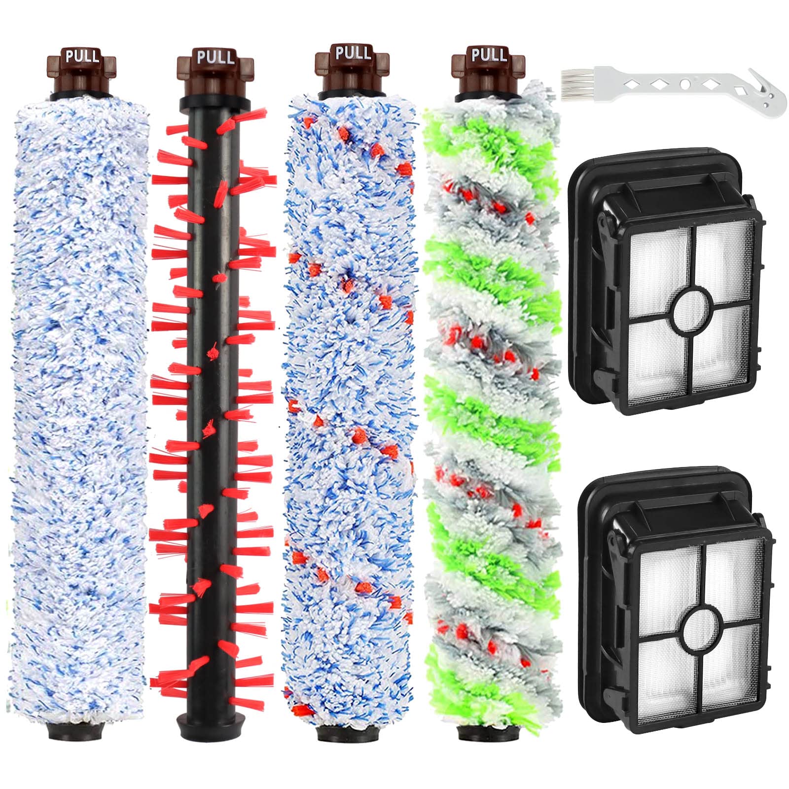 1785A 2306A Cross Wave Brush Roll & 1866 Filter Replacement For Bissell Crosswave 1785R 1785 2306 2551 Vacuum Cleaner