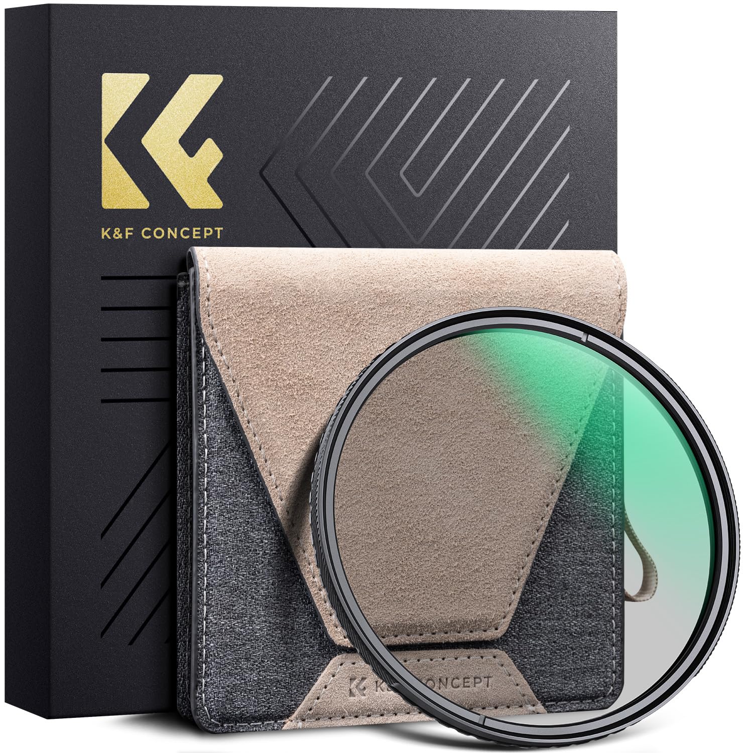 K&F Concept 58Mm Circular Polarizers Filter Super Slim With 36 Multi Layer Coatings, High Definition Circular Polarizing Filter