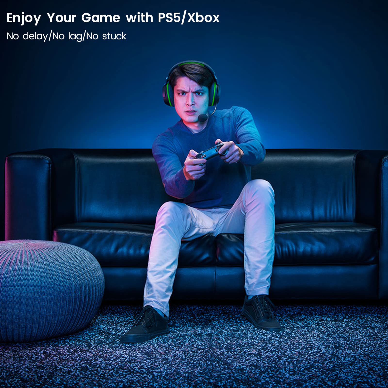 Kaira Pro Mic Replacement For Razer Kaira Pro Wireless Gaming Headset, 3.5Mm Detachable Noise Cancelling Microphone Boom For Xbo