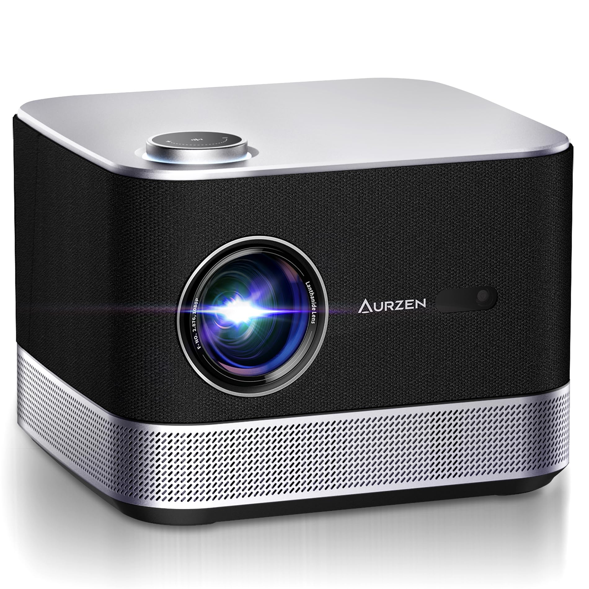 3 In 1 Projector 4K Supported, Aurzen Boom 3 Smart Projector With Wifi And Bluetooth, 3D Doiby Audio & 36W Speakers, Auto Focus 