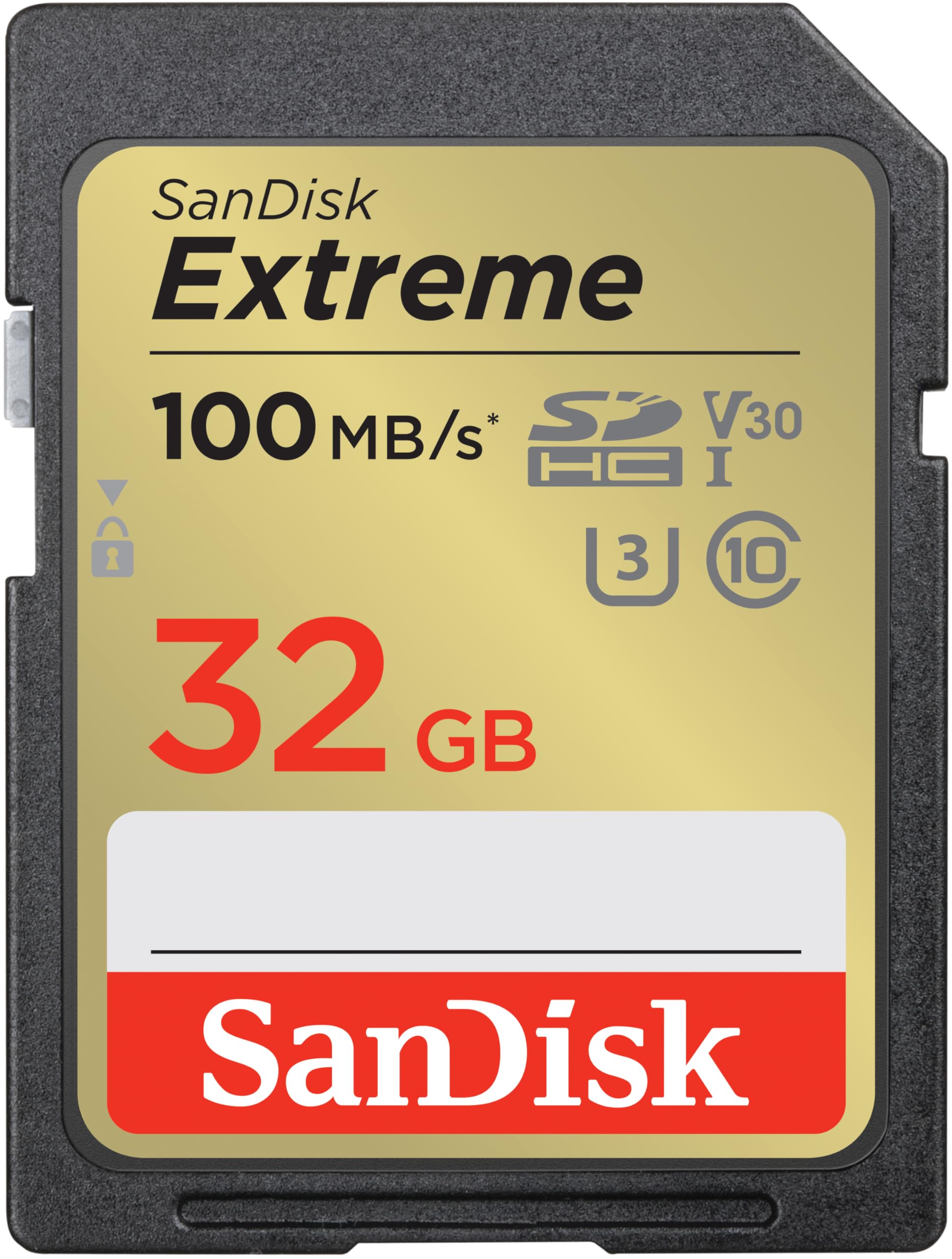 Sandisk 32Gb Extreme Sdhc Uhs I Memory Card   C10, U3, V30, 4K, Uhd, Sd Card   Sdsdxvt 032G Gncin