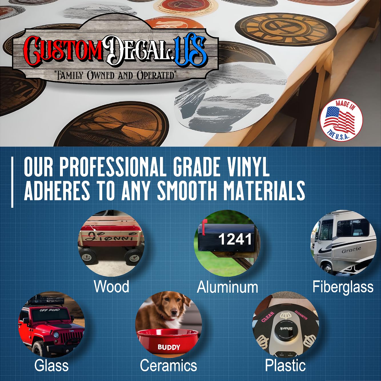 Peeking Beagle (A26) Vinyl Decal Sticker Car/Truck Laptop/Netbook Window 6 '' Inch  By Customdecal Us