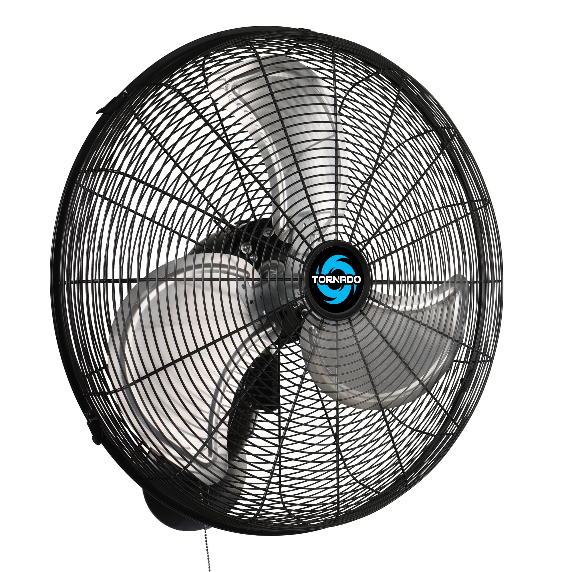 Tornado 20 Pro Series High Velocity Oscillating Wall Mount Fan - Heavy-Duty Metal Fan for Industrial, Commercial & Residential U