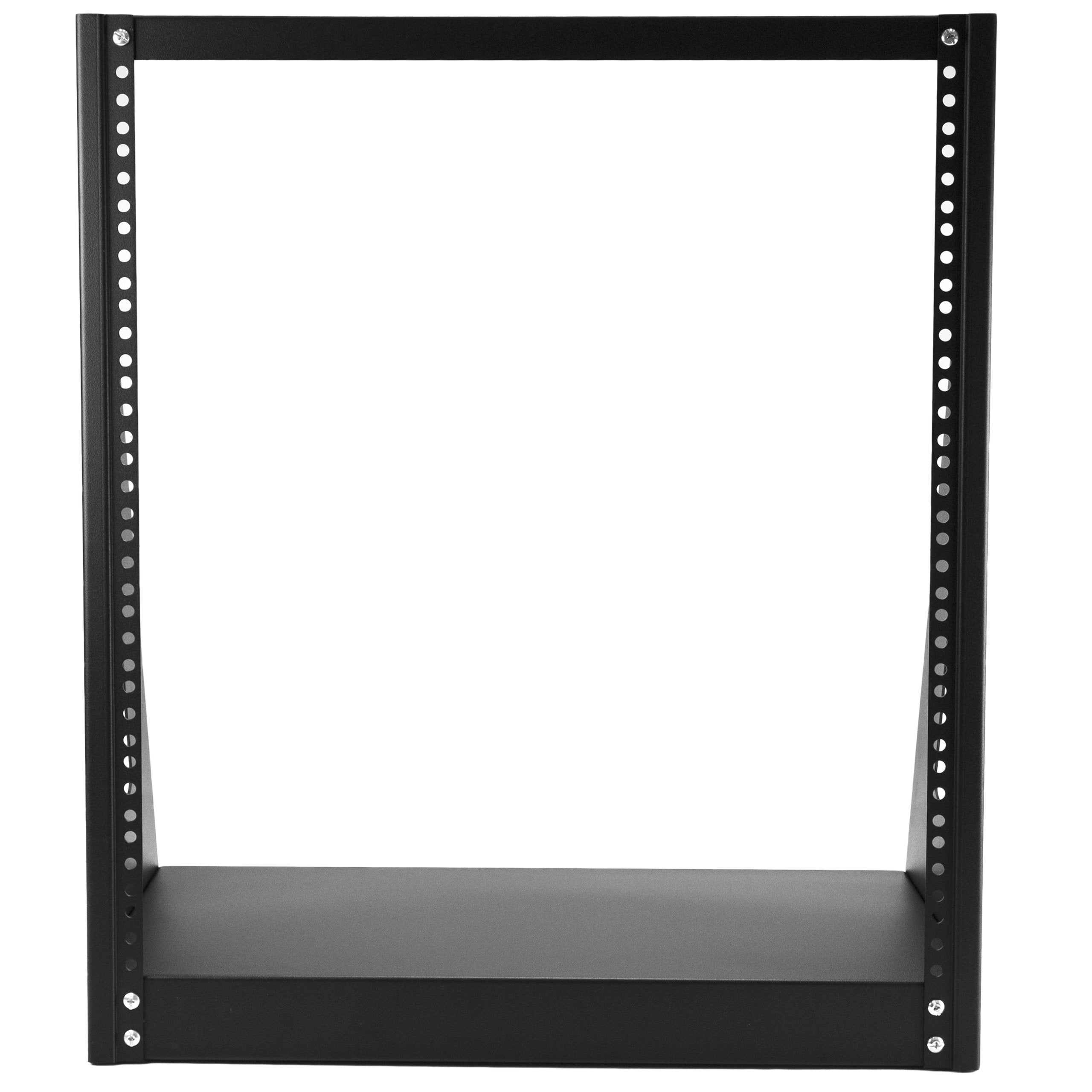 StarTech.com 12U 2-Post Open Frame Rack Black – Electroeshop