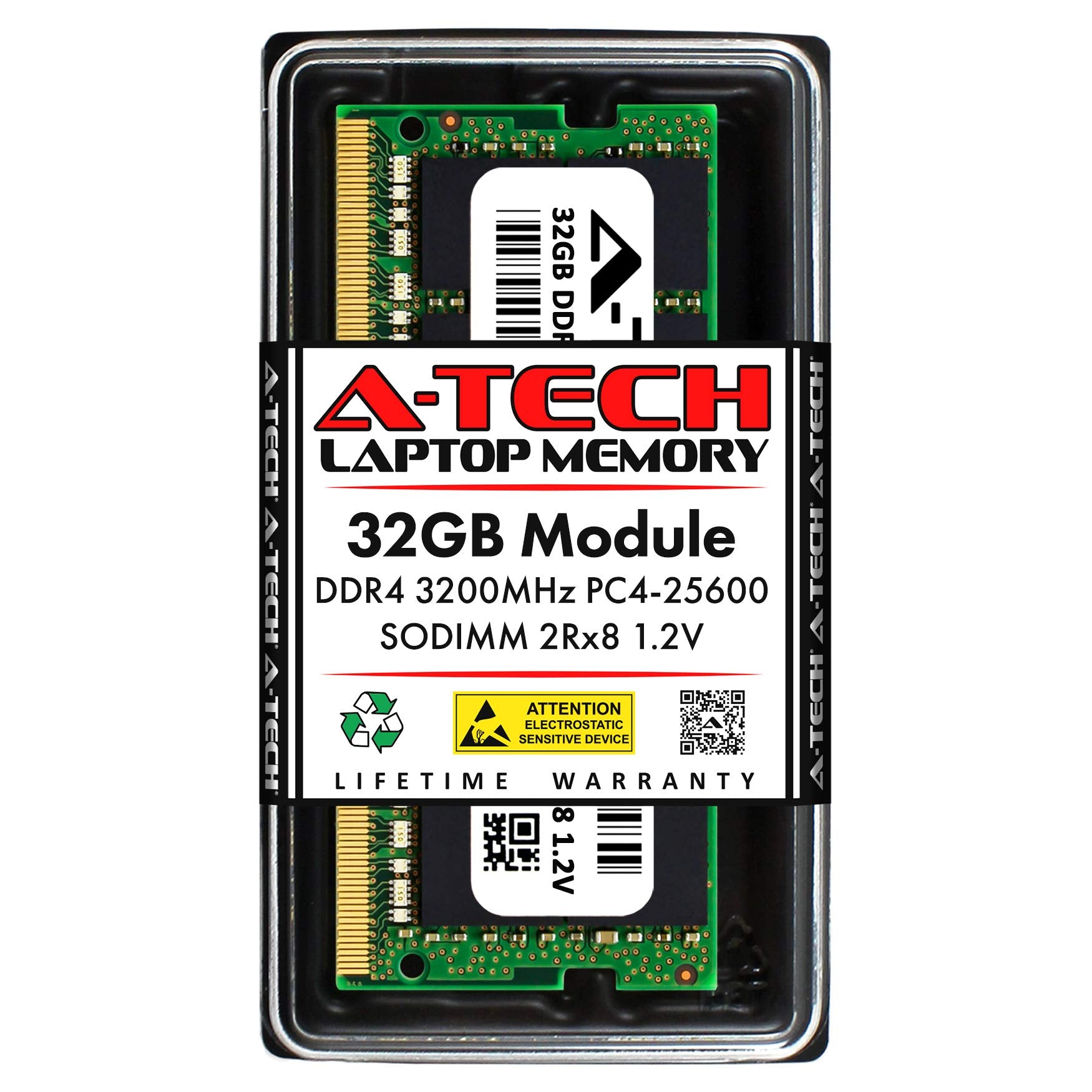 A Tech 32Gb Ram For Acer Nitro 5 Gaming Laptop | Ddr4 3200Mhz Sodimm Pc4 25600 (Pc4 3200Aa) Memory Upgrade Module