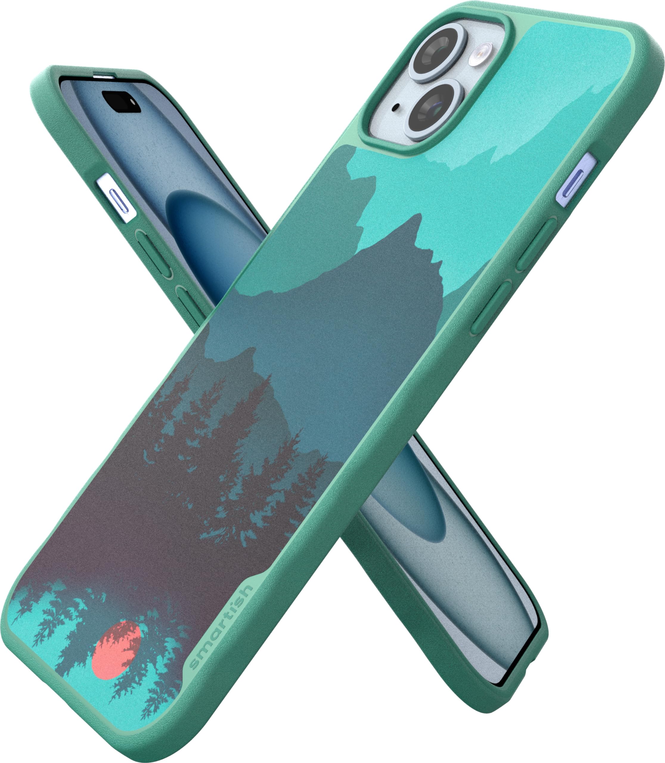 Smartish Iphone 15 Plus Magnetic Case   Gripmunk Compatible With Magsafe [Lightweight + Protective] Slim/Thin Grip Cover With Mi