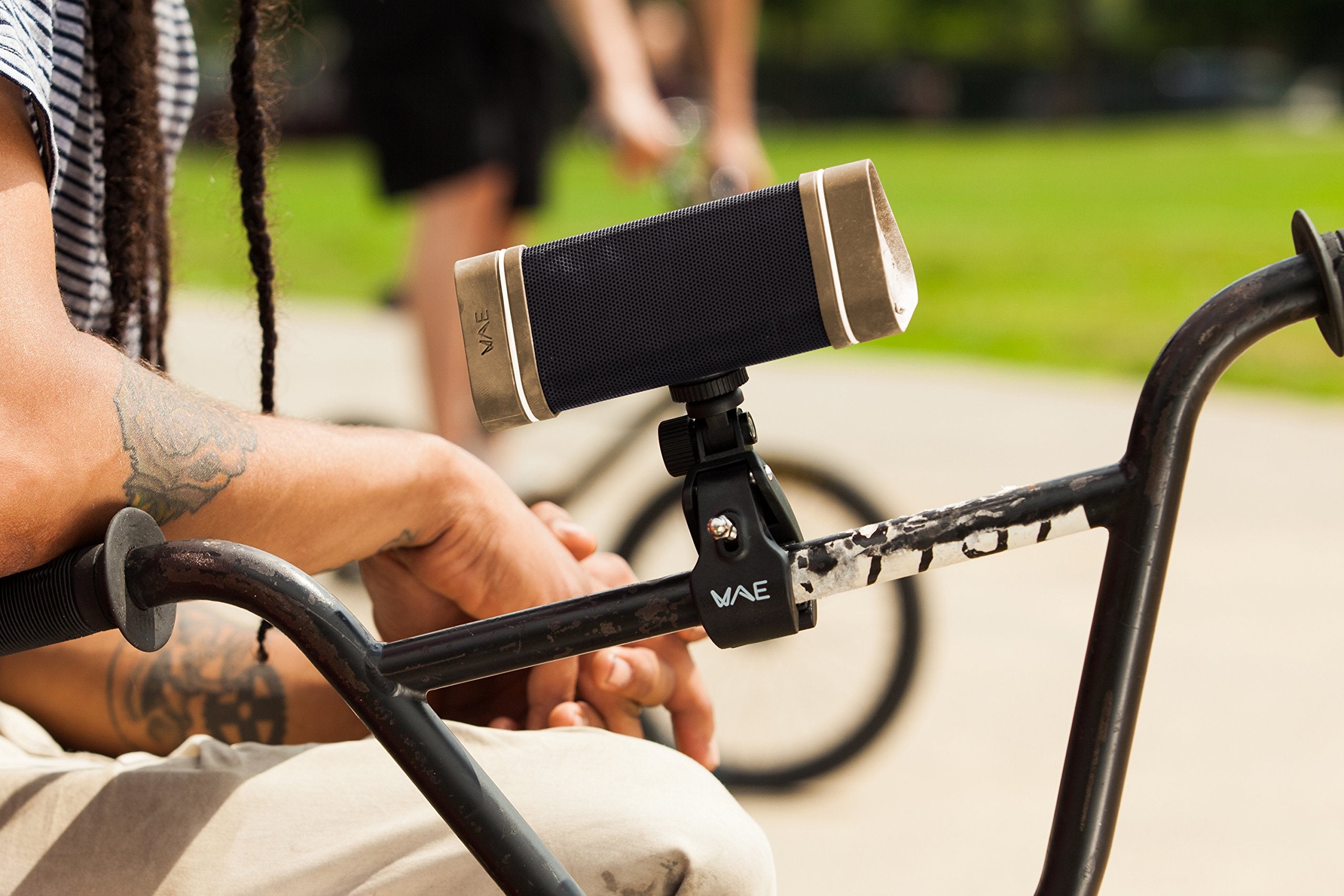 Hercules Wae Outdoor 04Plus Pack Bluetooth Speaker W/ Mounts   Anthracite And Light Camel