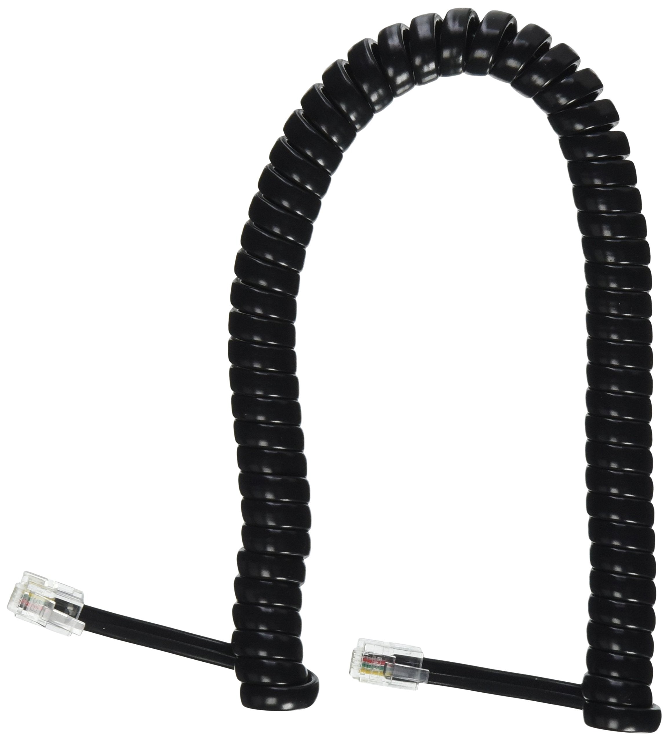 6' Handset Cord Gcha444006 Fbk Gloss Black