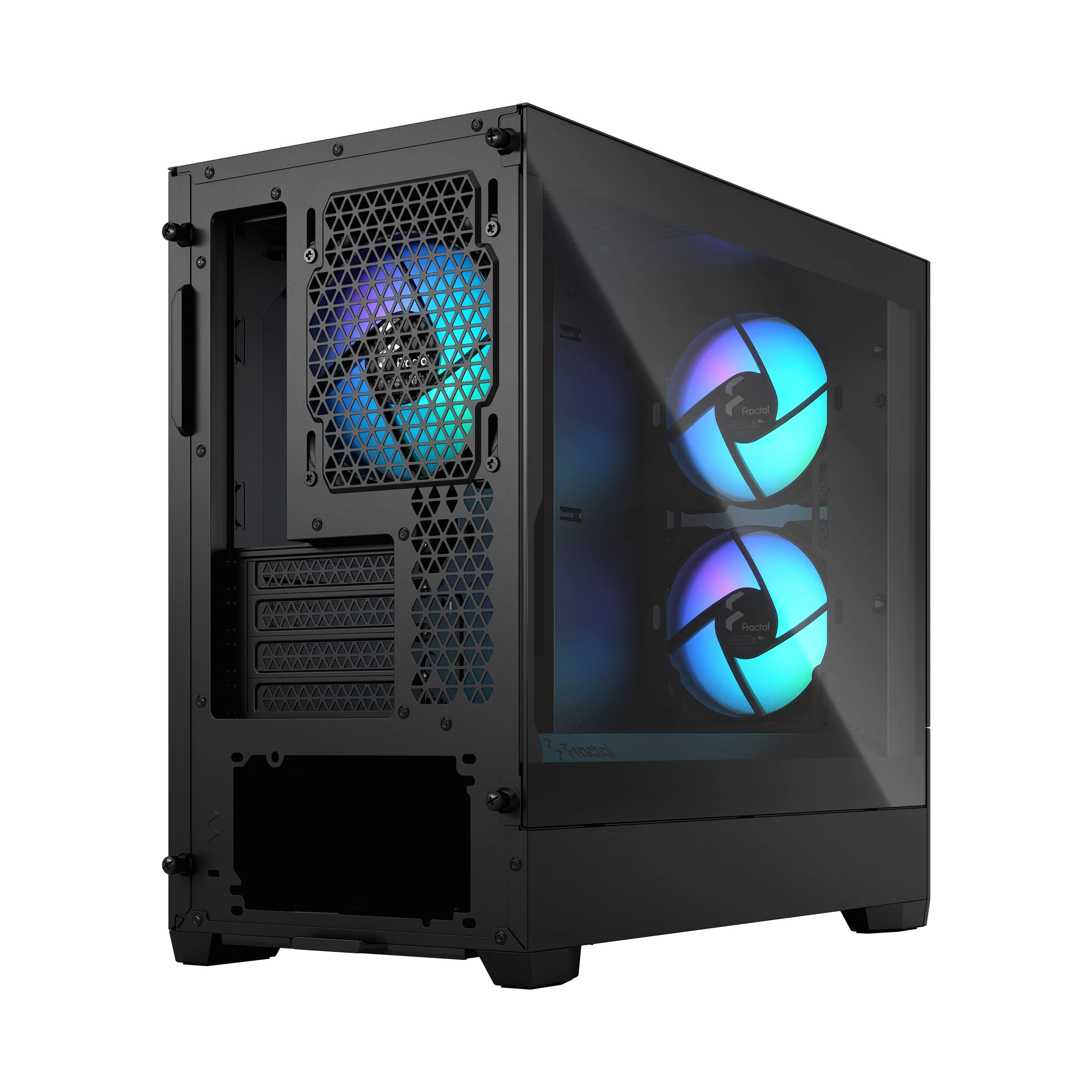Fractal Design Pop Mini Air Rgb Black Tempered Glass Clear Tint