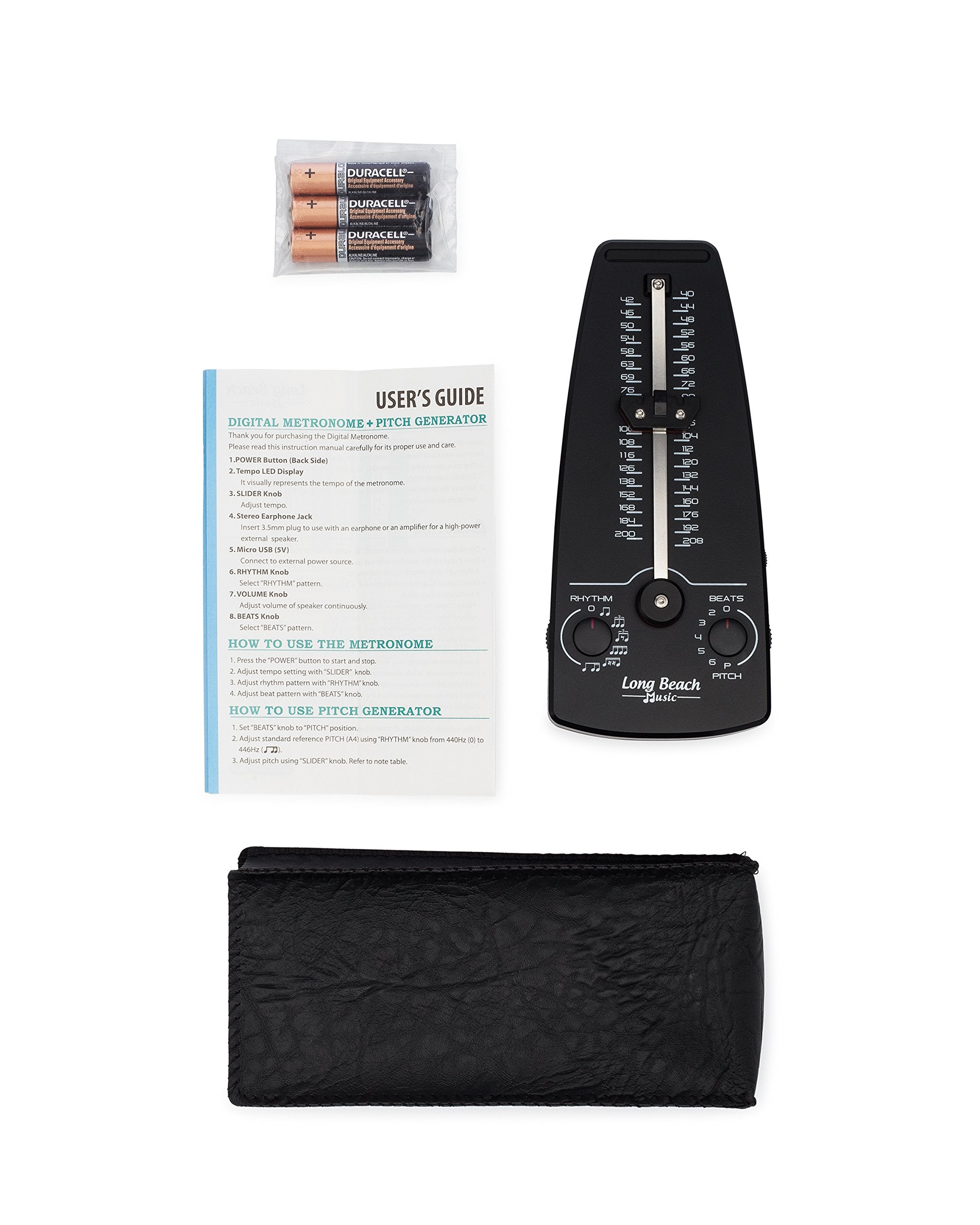 Digital Metronome + Pitch Generator + Rhythm & Beats For Musicians, Piano, Violin, Guitar