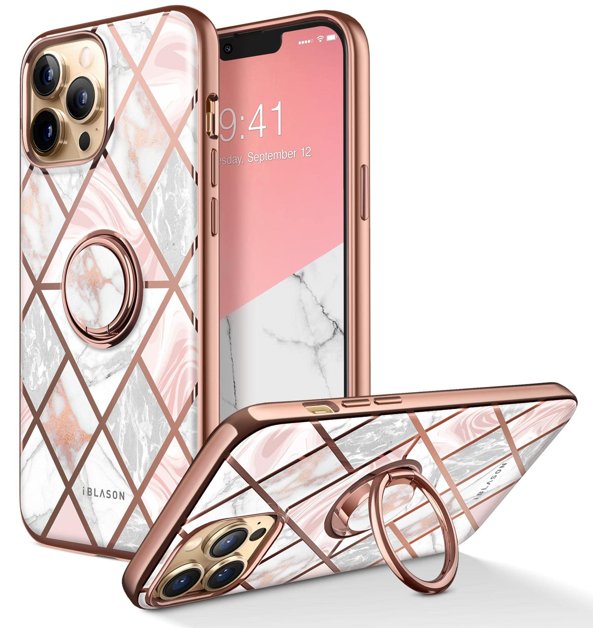 I Blason Cosmo Snap Case For Iphone 13 Pro Max (6.7 Inches) Slim Mobile Phone Case Shockproof Case Thin Protective Case With Bui