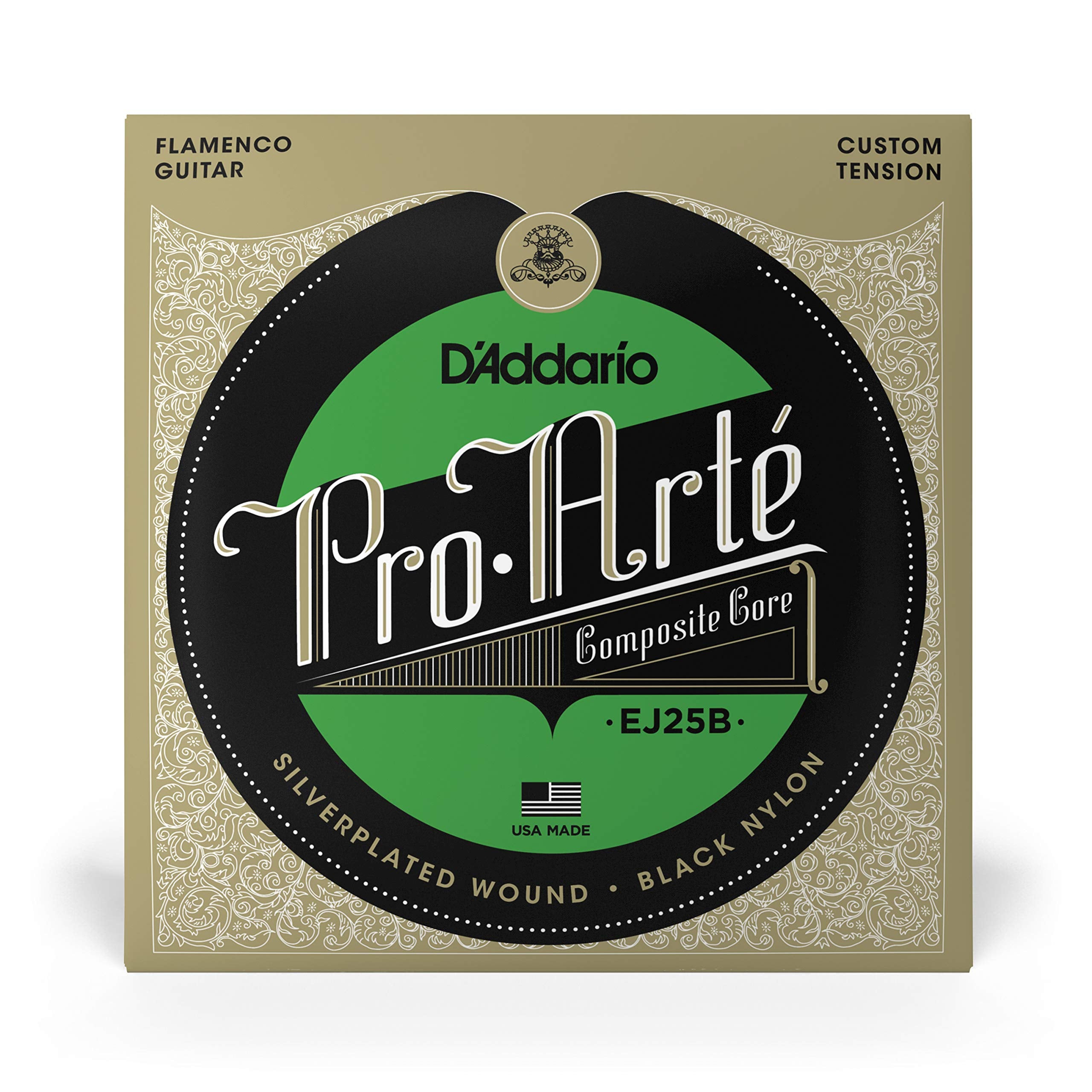 D'Addario Guitar Strings   Pro Arte Classical Guitar Strings   Ej25B Flamenco Guitar Strings   Nylon Guitar Strings   Silver Pla