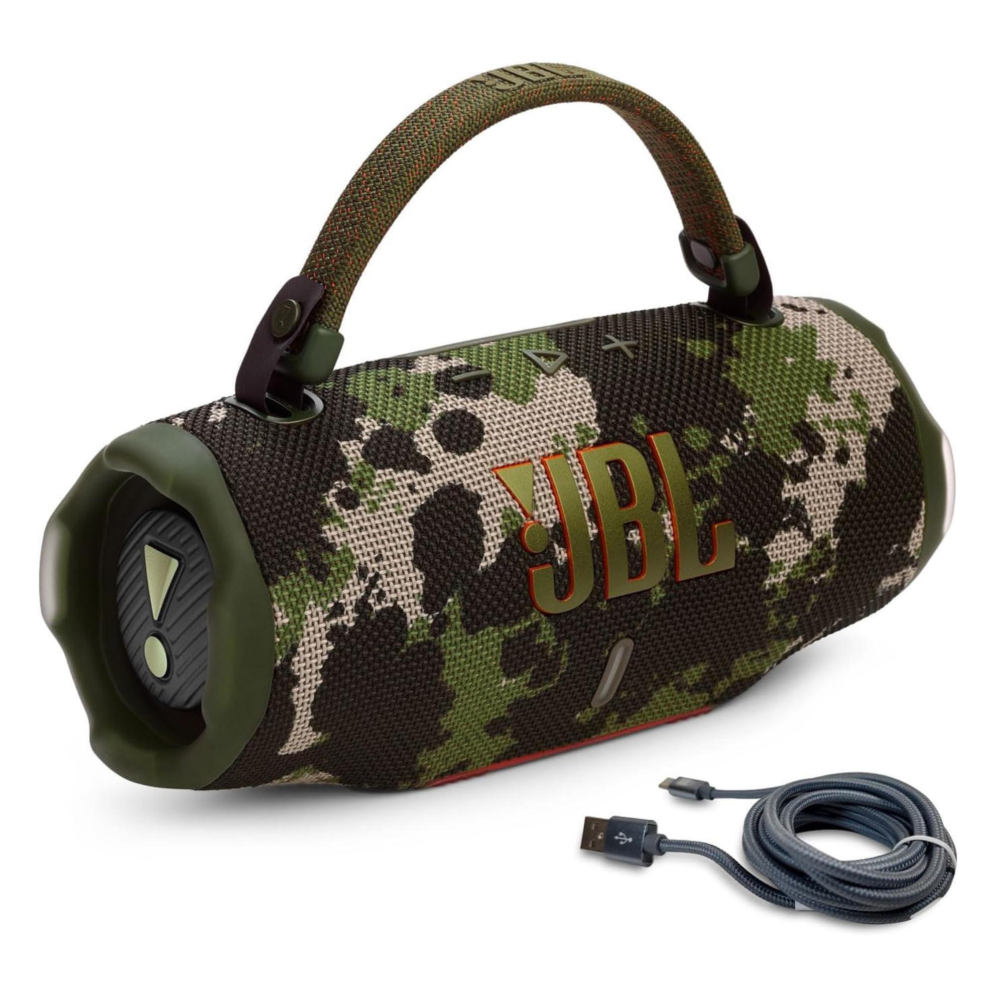 JBL Charge 6 (Squad) + Bundle with USBC Braided Cable
