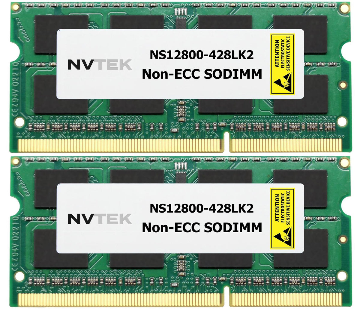 Nvtek 8Gb (2X4Gb) Ddr3 1600Mhz Pc3 12800 2Rx8 1.35V 204 Pin Non Ecc Sodimm Laptop Pc Computer Memory Kit