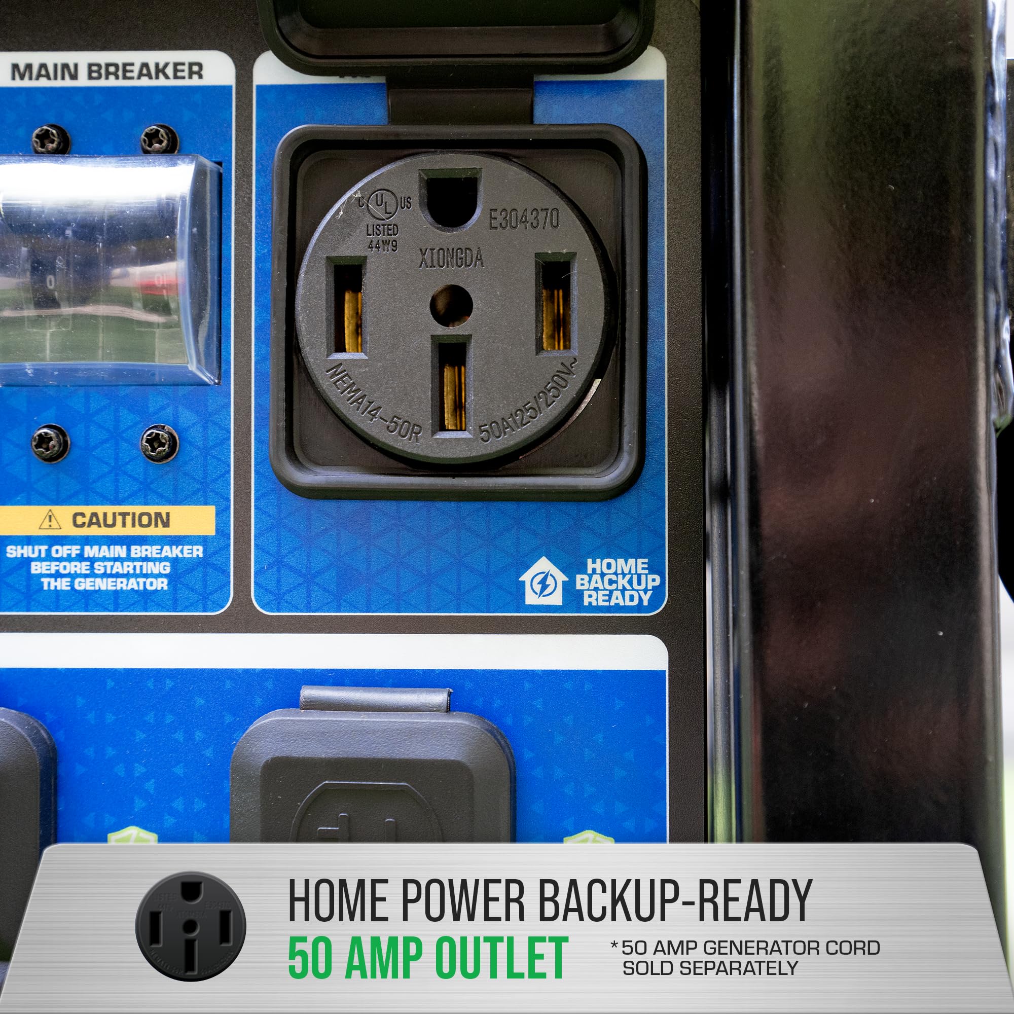 Duromax Xp15000Hxt 15,000 Watt Tri Fuel Portable Home Power Backup Hxt Generator W/Co Alert