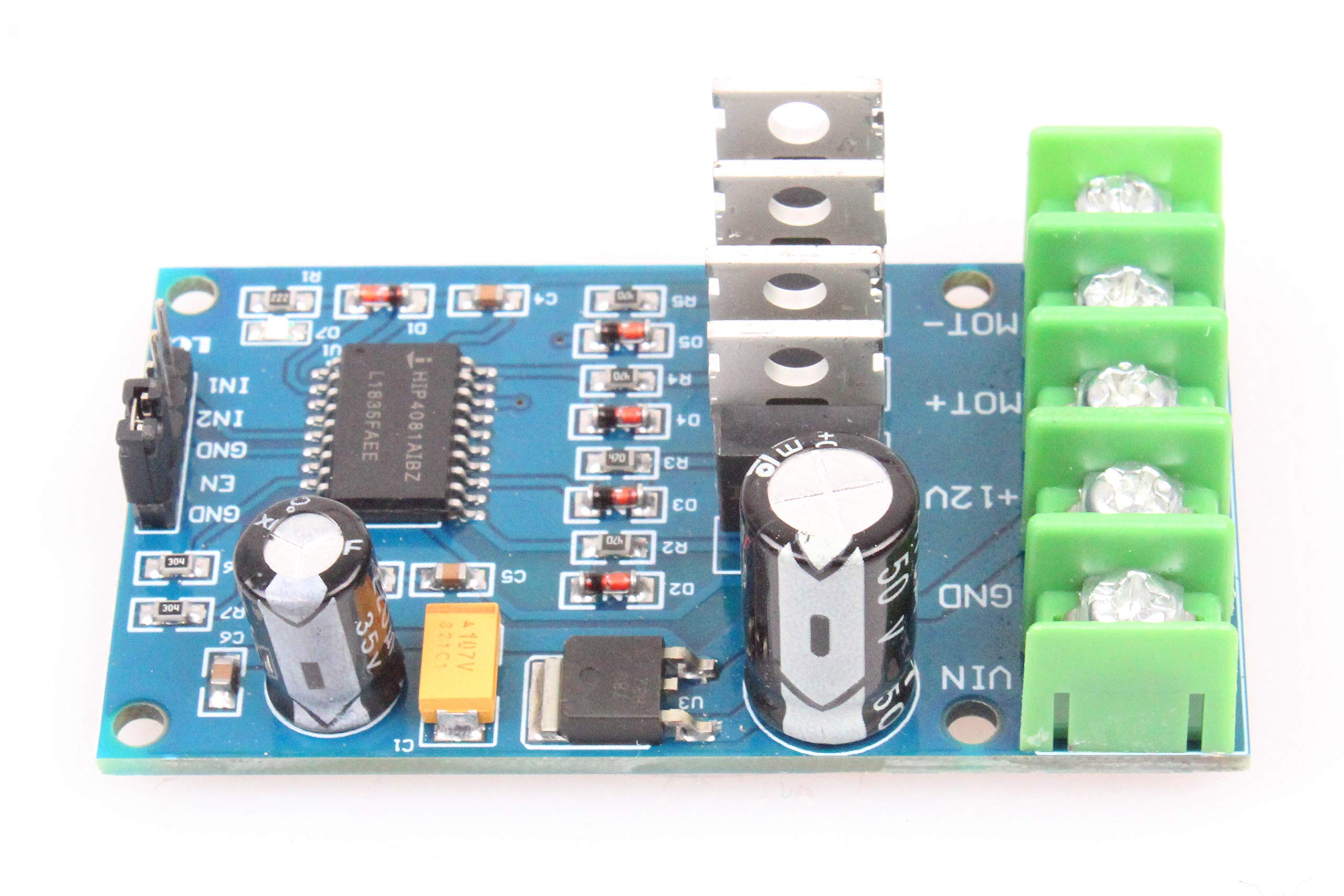 Noyito 170W High Power H Bridge Motor Drive Module 2 Channel Pwm Inputs 0 100% Duty Cycle With Instantaneous Braking Capability