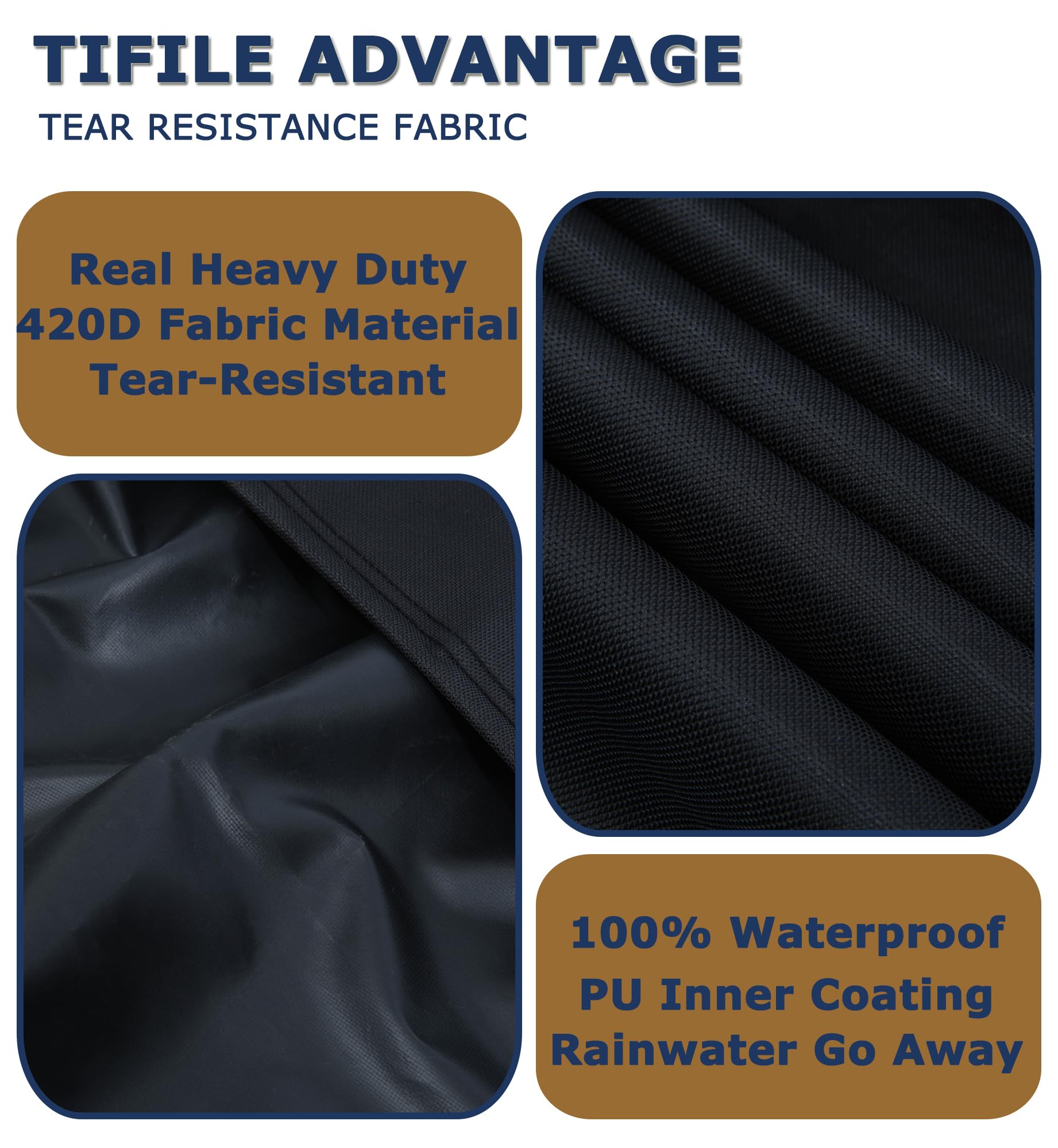 Tifile 8 Inch Outdoor Speaker Cover, Pa/Dj Lightweight Powered Speaker Cover Bag, Upright Powered Speaker Cover, Protective Clot