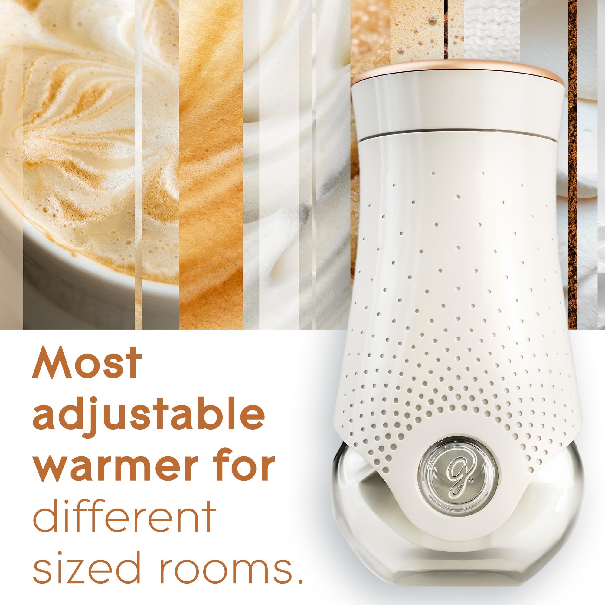 Glade Plugins Refills Air Freshener, Scented And Essential Oils For Home And Bathroom, Cozy Vanilla Cappuccino, 1.34 Fl Oz, 2 Co