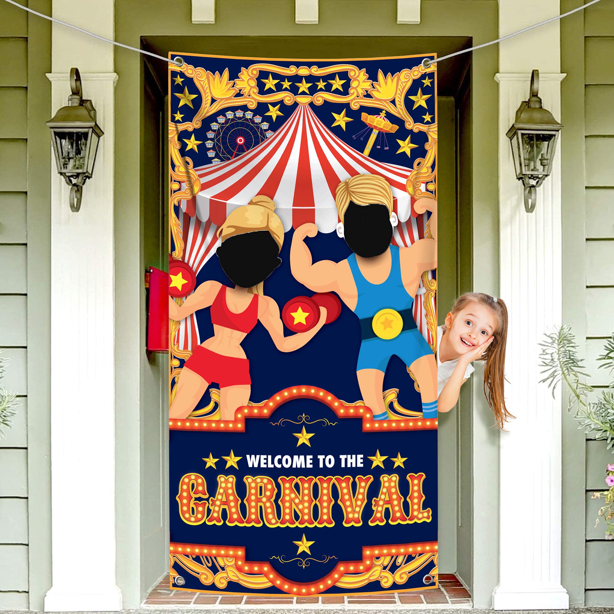 Katchon, Carnival Photo Booth Backdrop   Large, 72X36 Inch | Carnival Photo Backdrop For Carnival Theme Party Decorations | Carn