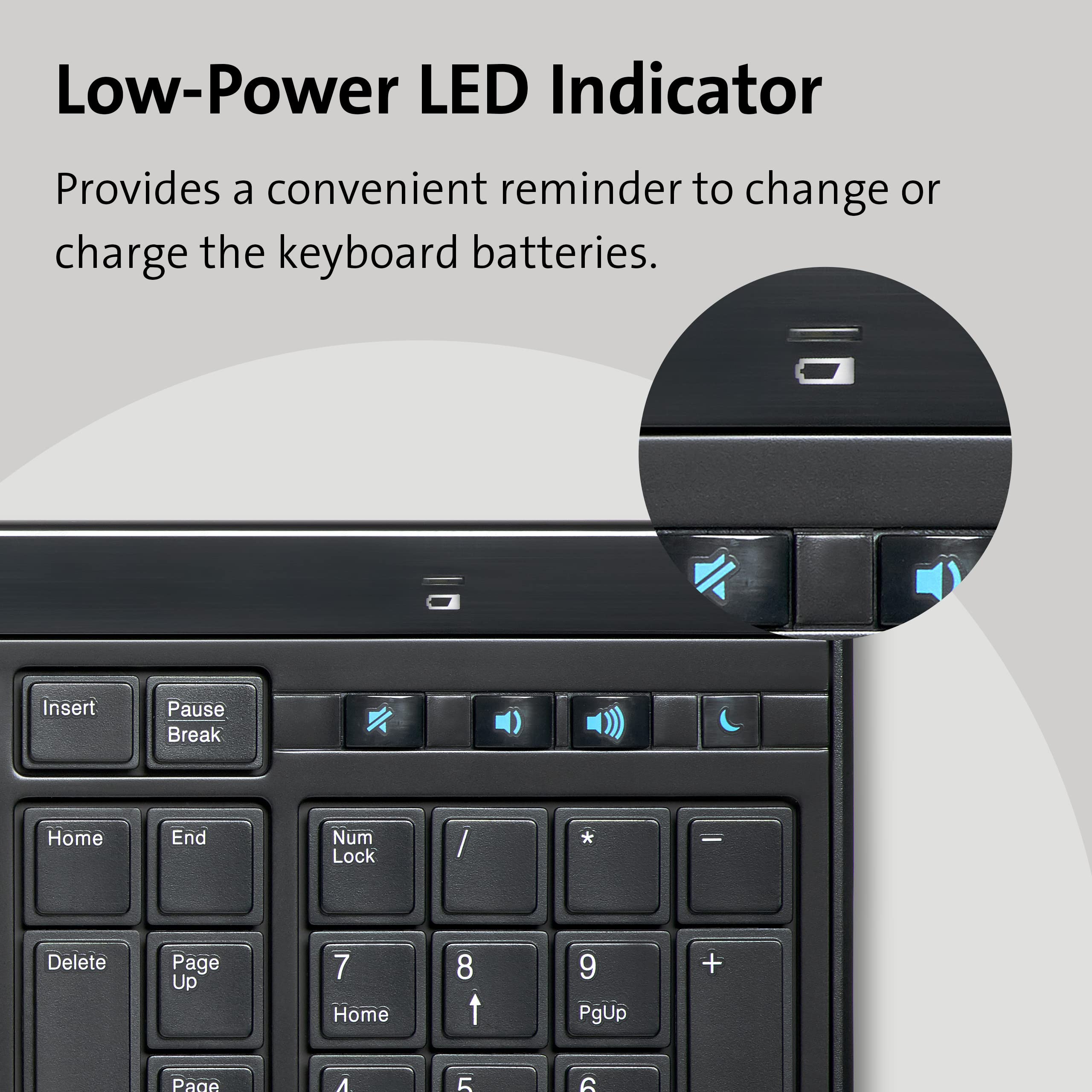 Kensington Slim Type Wired Keyboard (K72357Usa),Black