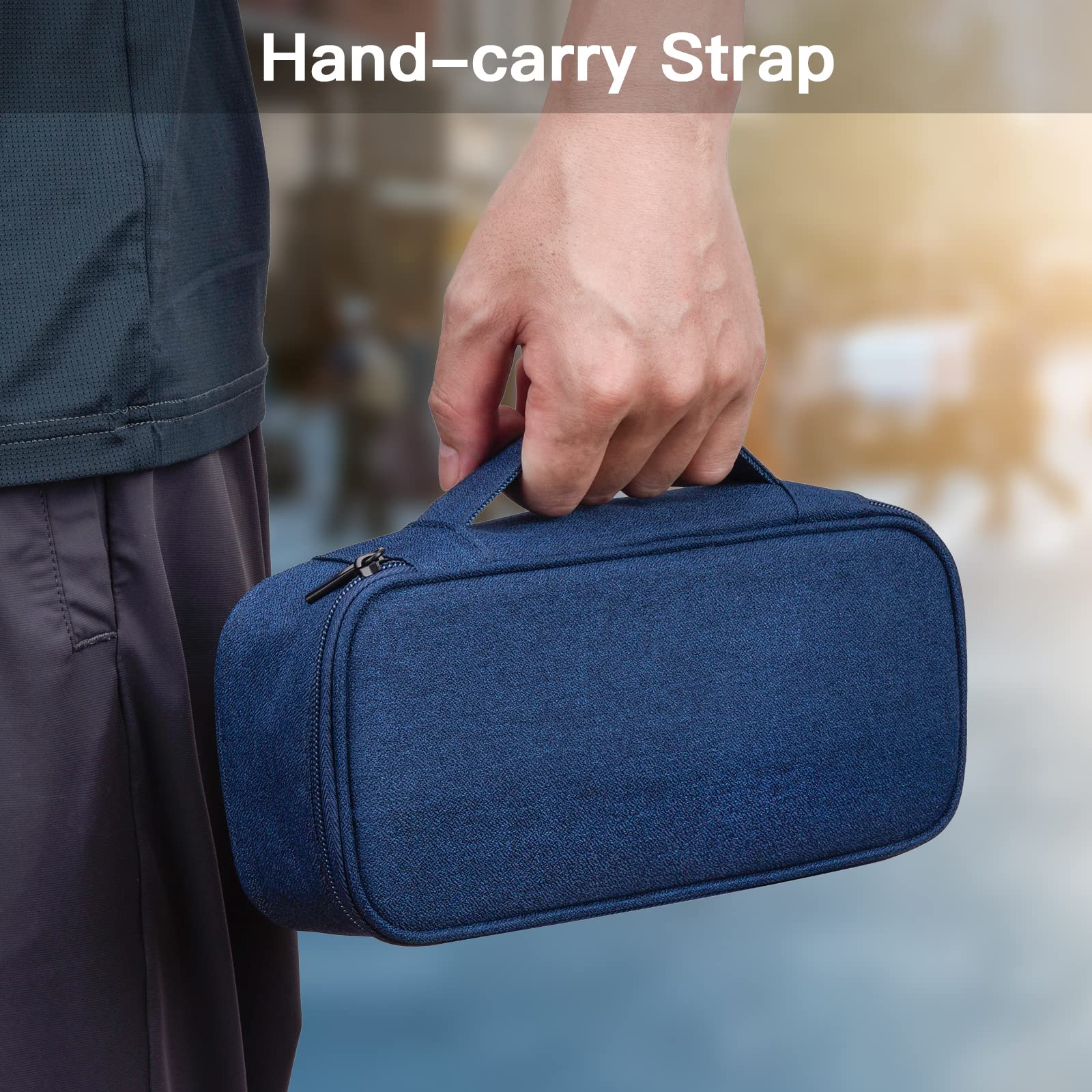 Yundoor Electronics Organizer Travel Case, Carrying Pouch Bag For Travel Essentials, For Cable, Charging Cord, External Hard Dri