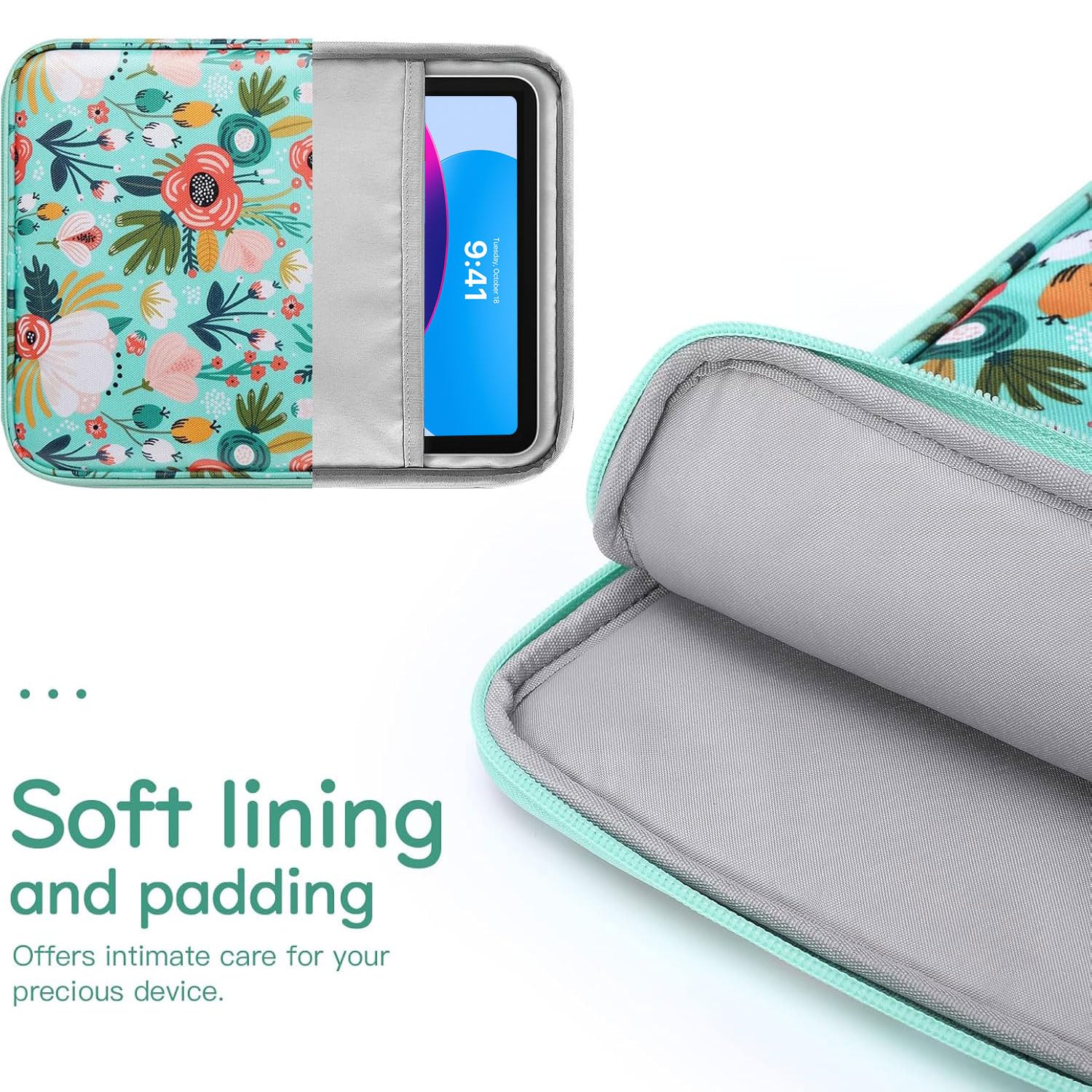 Dadanism 9-11 Inch Tablet Sleeve Bag Carrying Case For Ipad (A16) 11Th Gen 11, Ipad 10Th Gen 10.9 Air 5/4, I-Pad Air/Pro 11, I-P