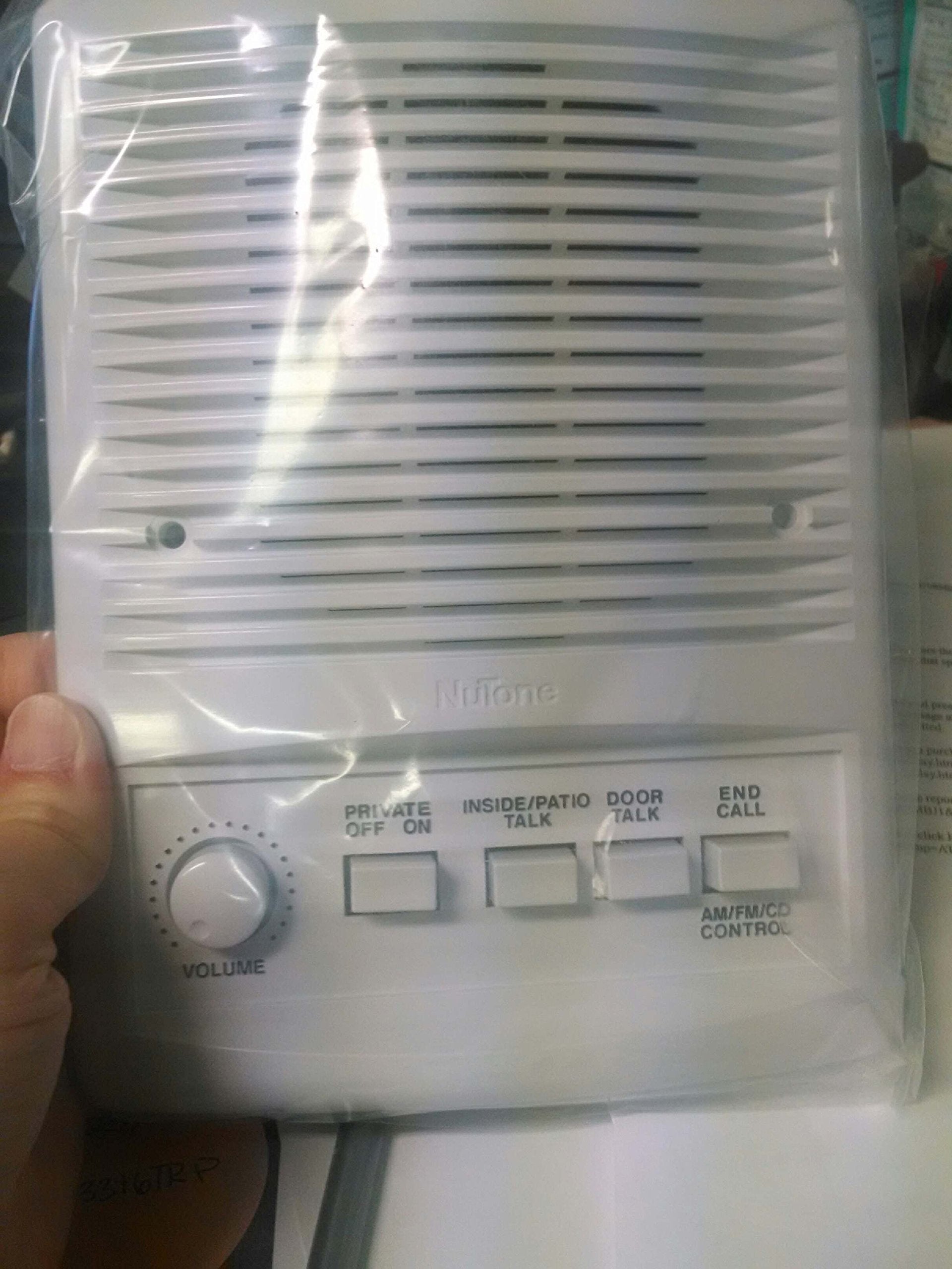 Nutone Isa 445Wh Indoor Intercom Speaker For Ima 4406 And Im 4406   White