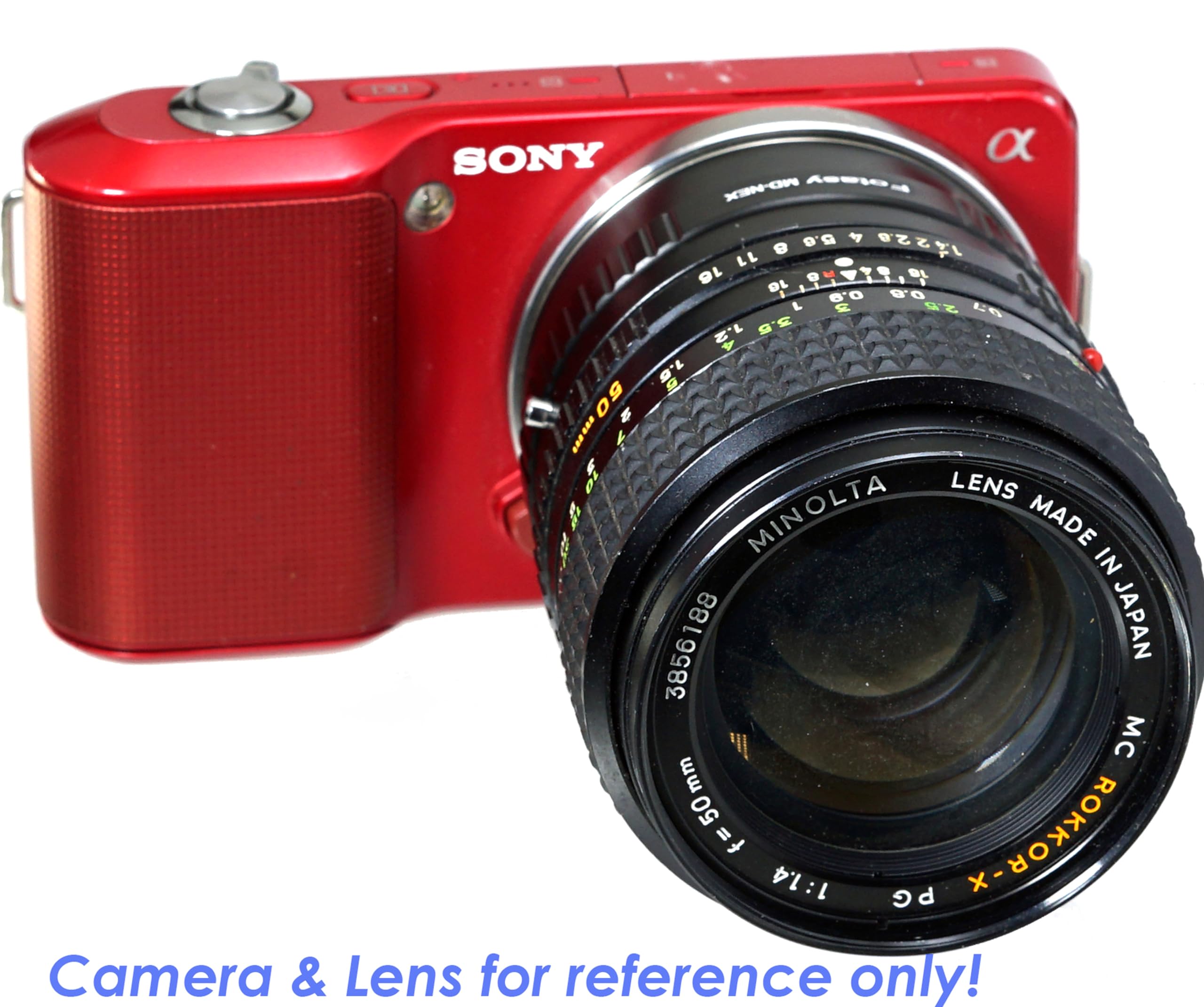 Fotasy Minolta Md Mc Rokkor Lens To E Mount Adapter, Md E Mount, Md To E, Compatible With Sony A7 A7R A7S Ii Iii Iv A9 A7C Alpha