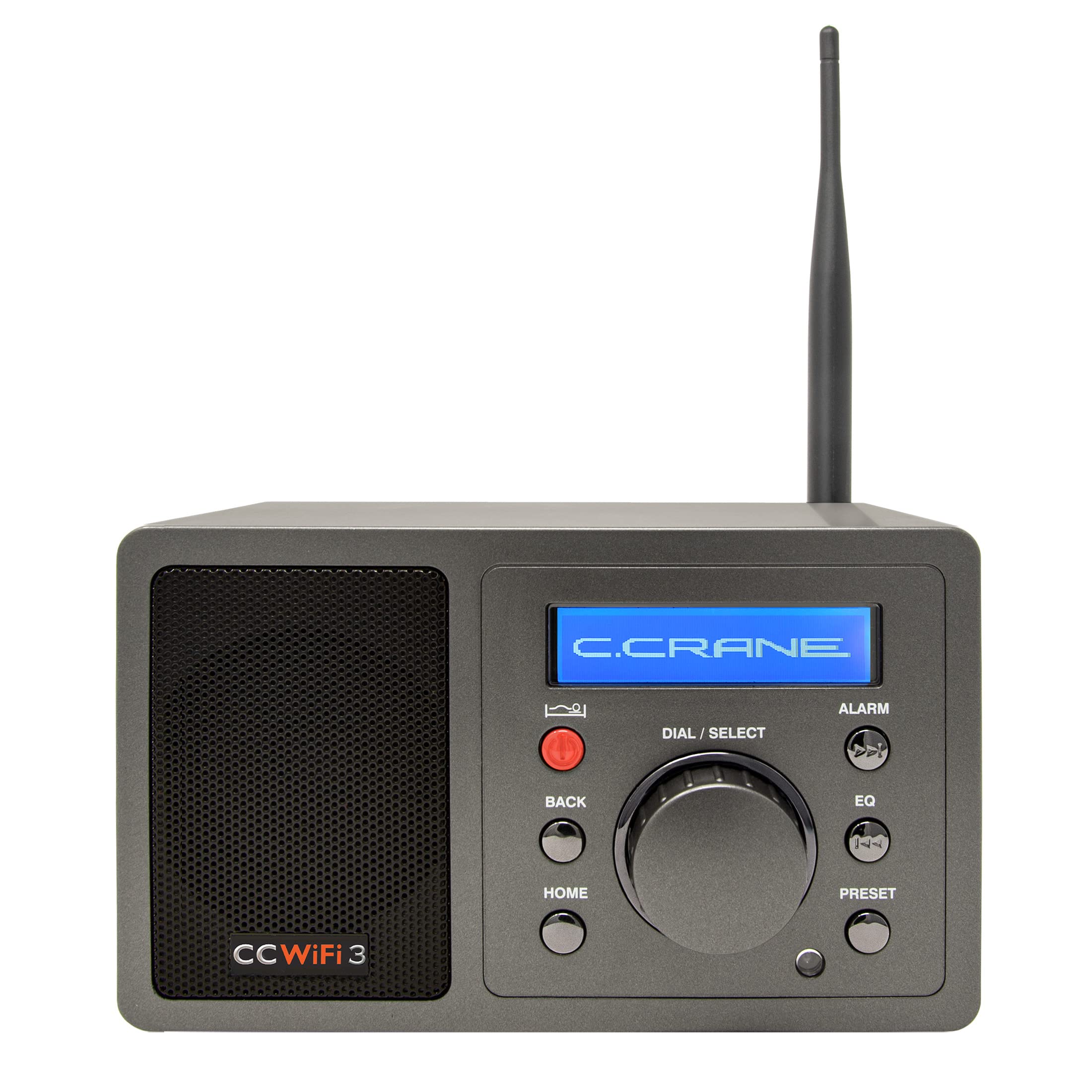 C. Crane Cc Wifi 3 Internet Radio With Skytune, Bluetooth Receiver, Clock And Alarm With Remote Control, Access To Thousands Of