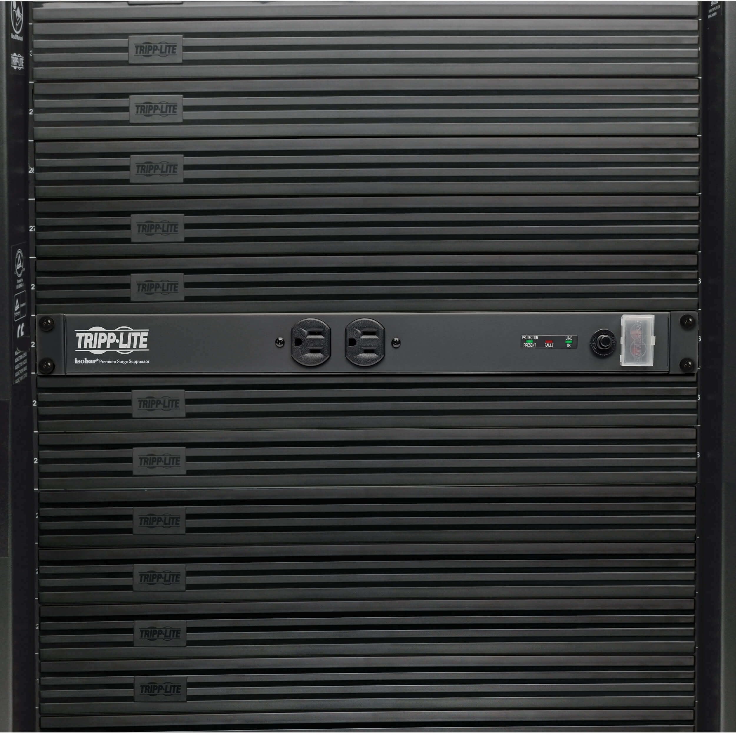 Tripp Lite Isobar Surge Protector Rackmount 12 Outlet 15' Cord Metal 1Urm Model Ibar12