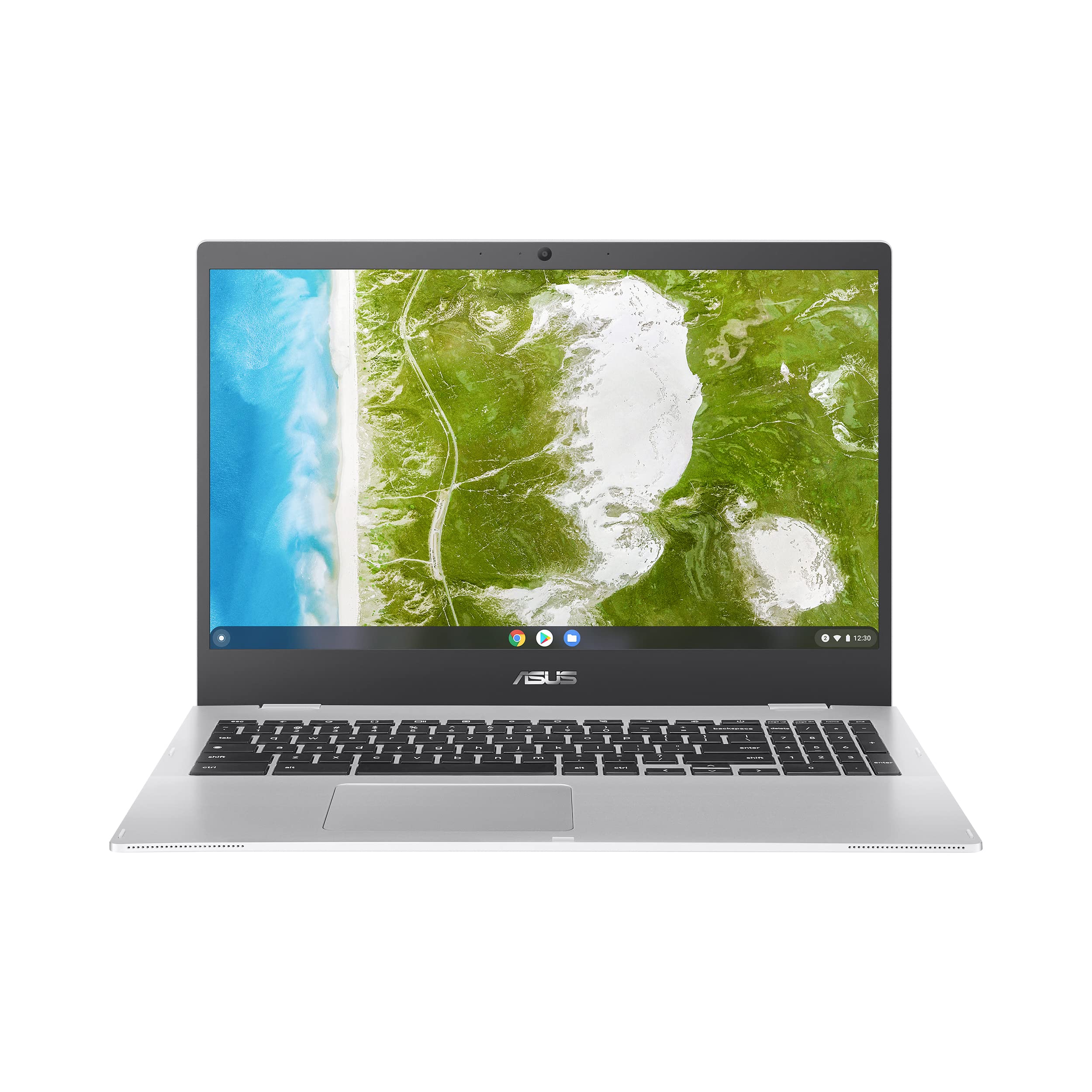 ASUS Chromebook CX1, 15.6 Full HD NanoEdge Display, Intel Celeron N4500 Processor, 64GB eMMC Storage, 4GB RAM, Chrome OS, Transp