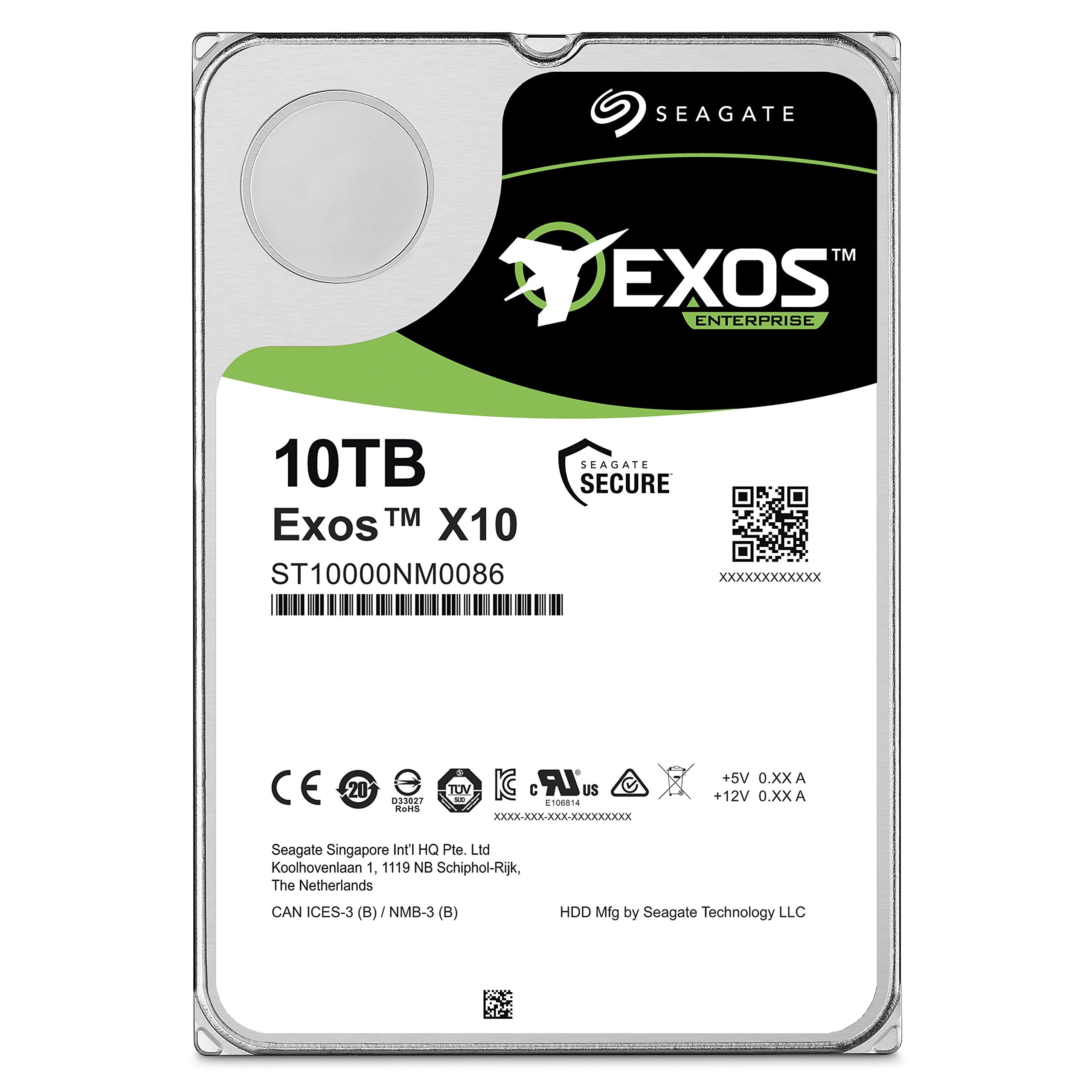 Seagate Exos X10 10Tb Sata 6Gb/S 256Mb Cache Enterprise Hard Drive 3.5'' (St10000Nm0086)