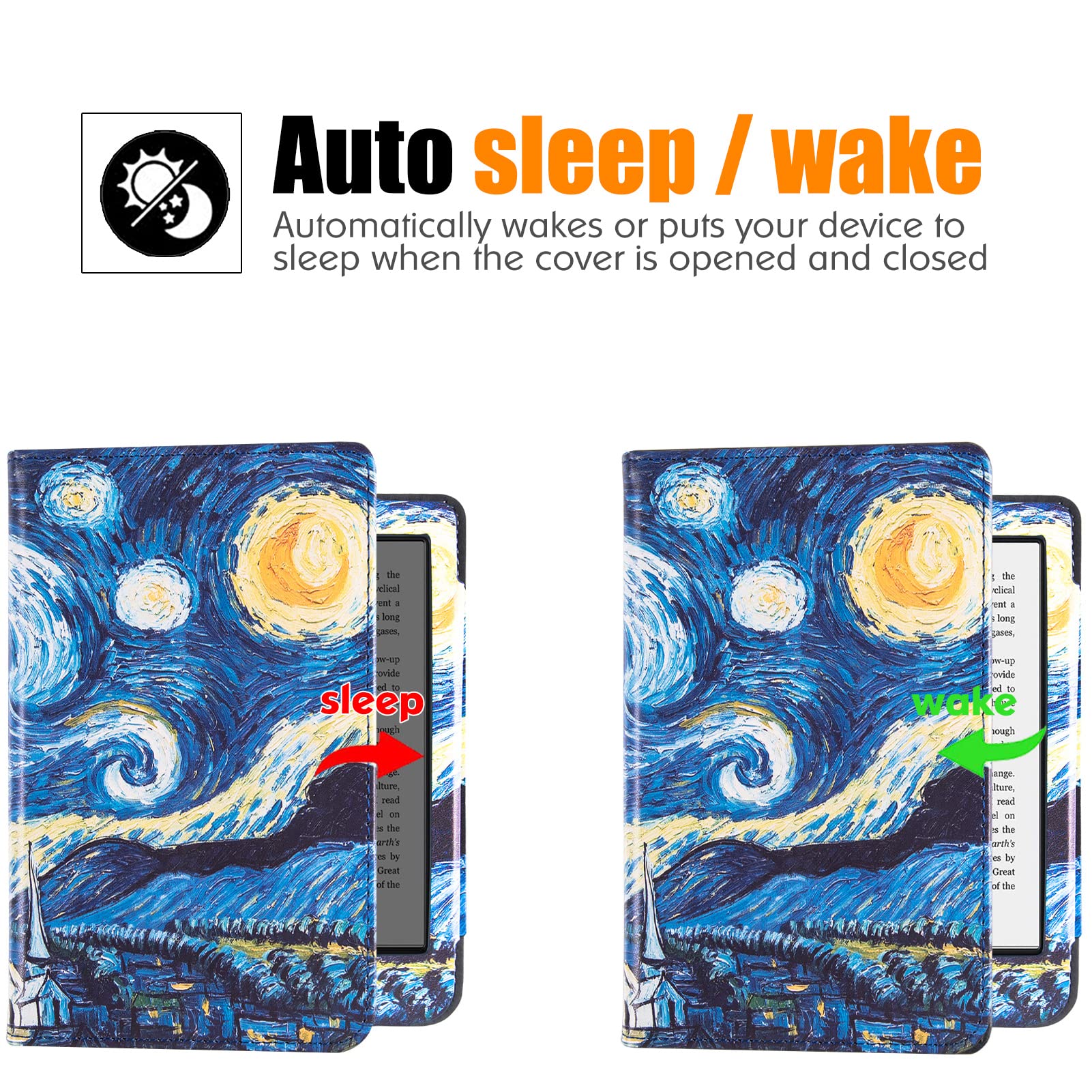 Bozhuorui Stand Case For 6.8'' Kindle Paperwhite (11Th Generation   2021) And Kindle Paperwhite Signature Edition   Pu Leather S