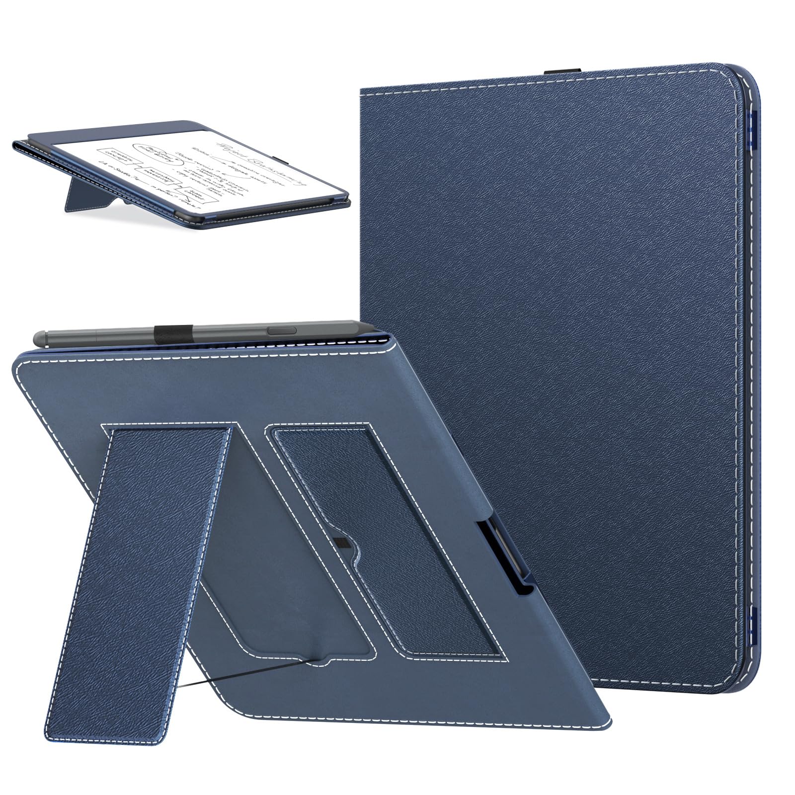 MoKo Case for 10.2' Kindle Scribe 1st Generation   2024/2022 Release, Slim PU Shell Cover Case with Auto Wake/Sleep for Kindle Scribe 10.2 2024/2022, Indigo