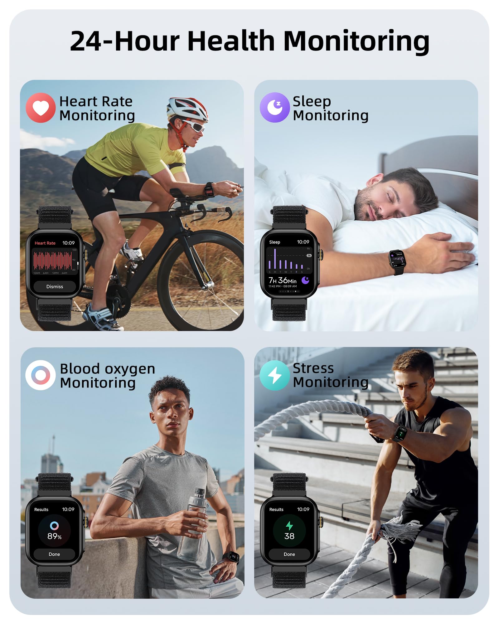 Parsonver Built-In Gps Smart Watch For Men Women With Bluetooth Calling, Gps Fitness Activity Tracker 100+ Sport Modes, Heart Ra