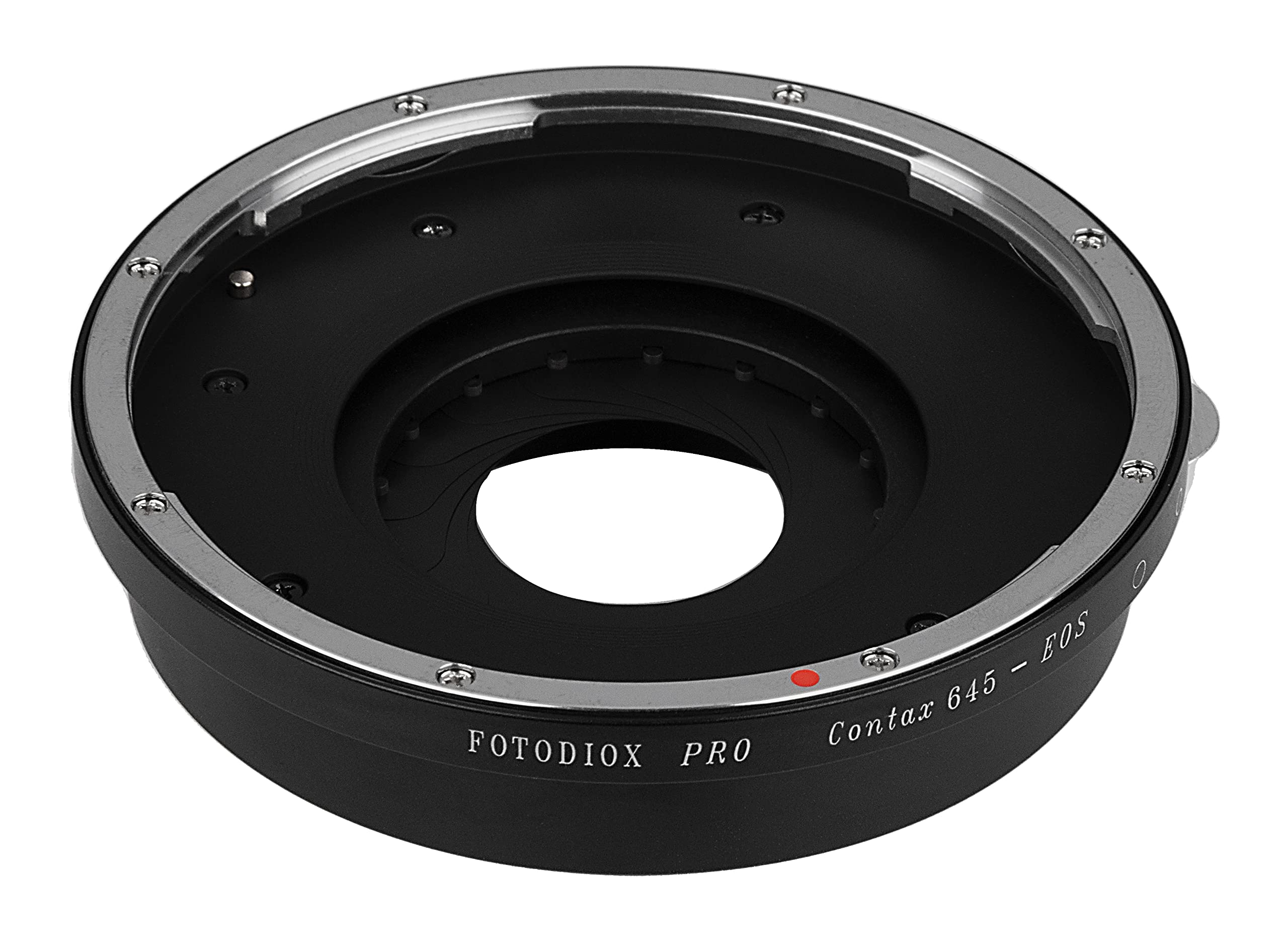 Fotodiox Pro Iris Lens Mount Adapter Compatible With Contax 645 Lenses To Canon Eos Ef/Ef-S Cameras