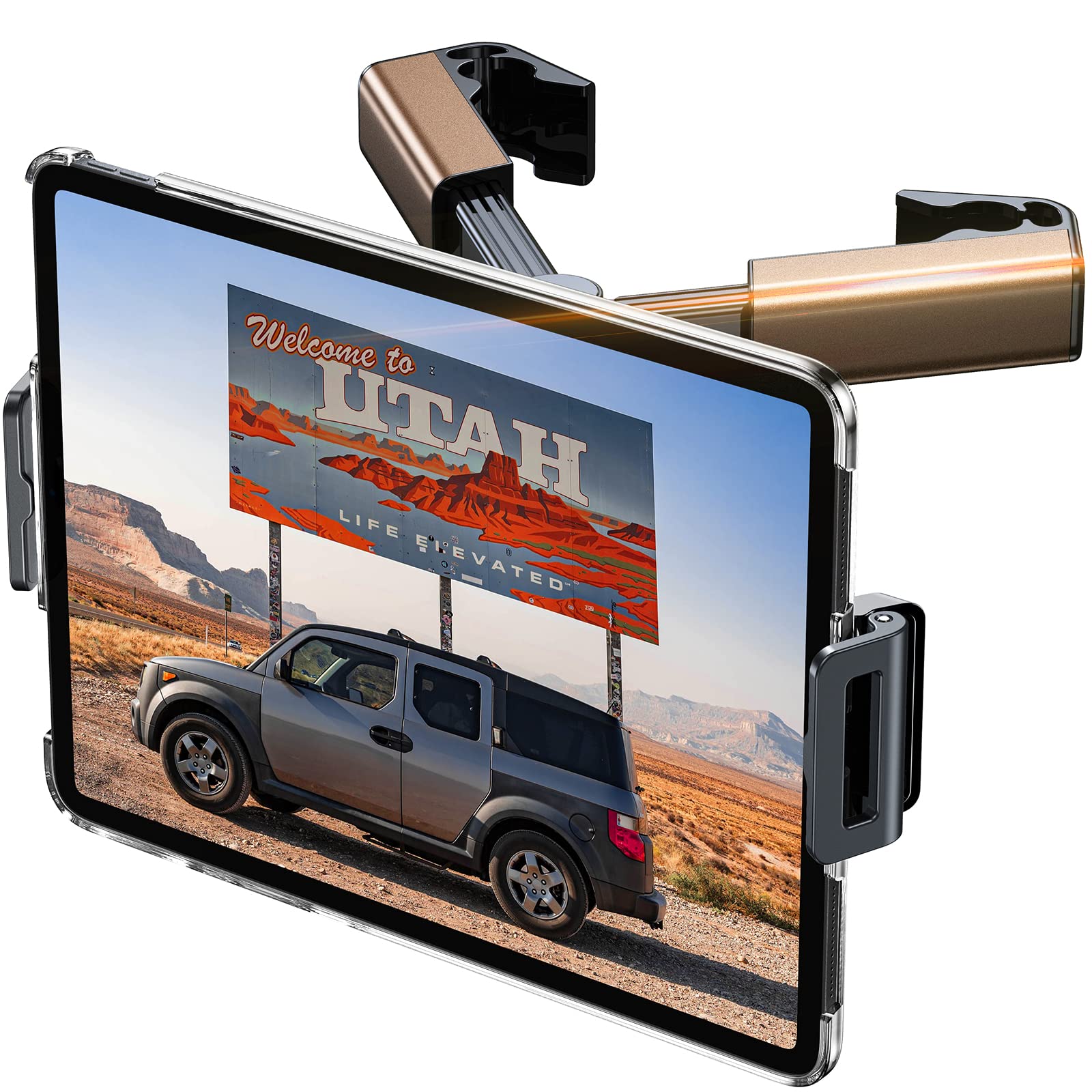 Lisen Tablet Ipad Holder For Car Mount Headrest   Ipad Car Holder Back Seat Travel Portable Car Tablet Holder Mount Road Trip Es