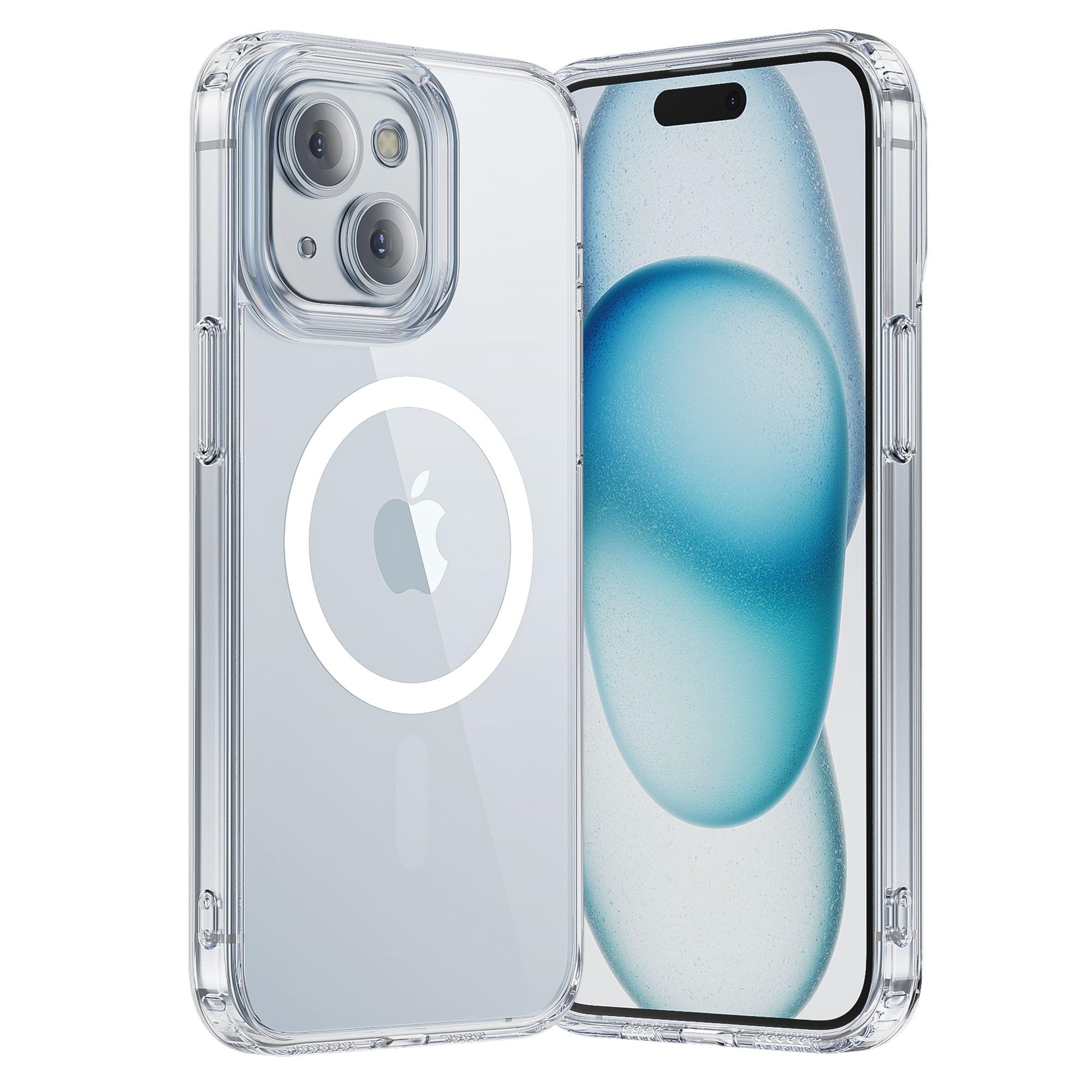 Gyizho Fits Iphone 14 Plus&Iphone 15 Plus Case [Compatible With Magsafe] [10Ft Drop Resistant] Slim Protective Cover, Non Yellow