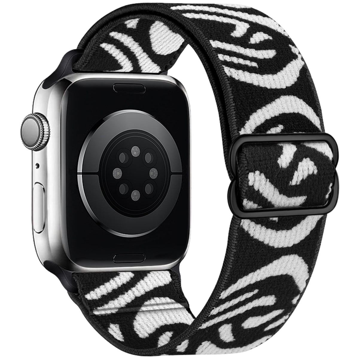 Miterv Stretchy Nylon Loop Bands Compatible With Apple Watch 38Mm 40Mm 41Mm 42Mm 44Mm 49Mm Adjustable Soft Elastics Strap Compat
