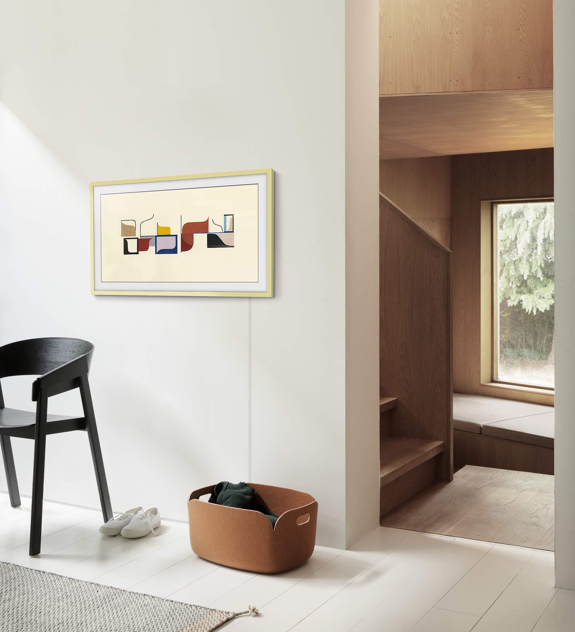 Samsung 32 Inch Class The Frame Customizable Bezel   Vivid Lemon (Scft32Vl/Za, 2020 Model) (Vg Scft32Vl/Za)