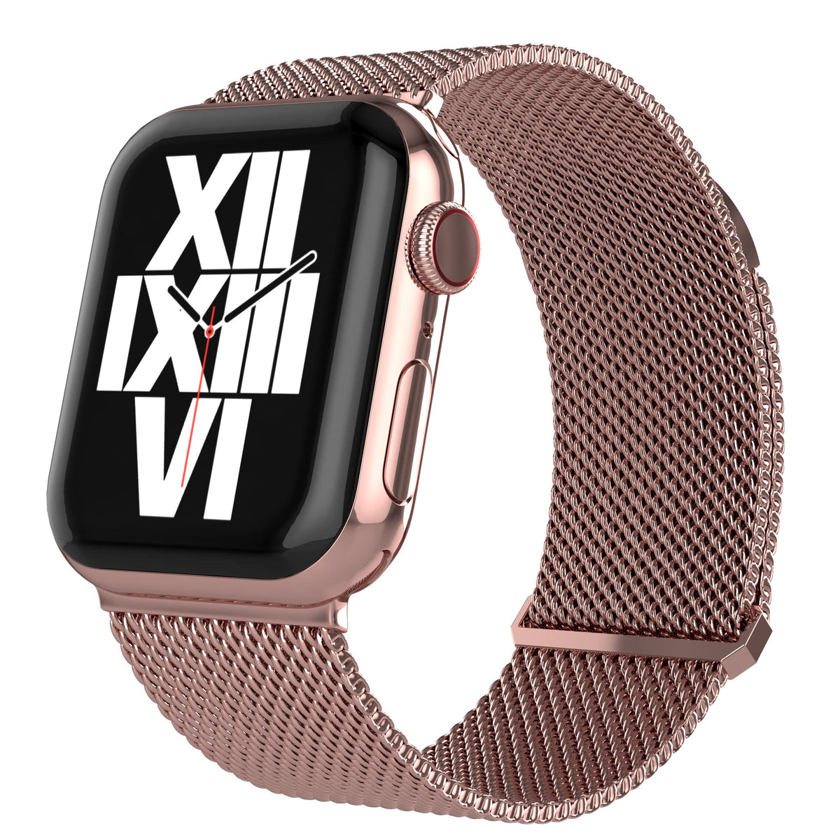Talkworks Expandable Watch Band Compatible With Apple Watch Series   42Mm / 44Mm / 45Mm   Magnetic Closure   Stainless Steel Mes