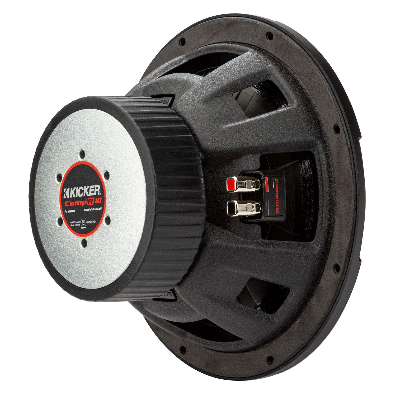 Kicker 48Cwr102 Compr 10'' Subwoofer, Dvc, 2 Ohm