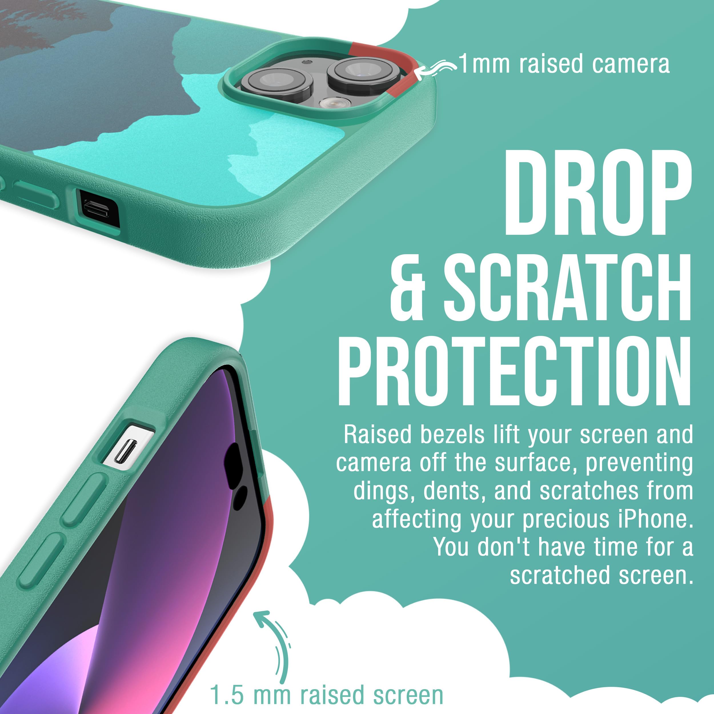 Smartish Iphone 15 Plus Magnetic Case   Gripmunk Compatible With Magsafe [Lightweight + Protective] Slim/Thin Grip Cover With Mi