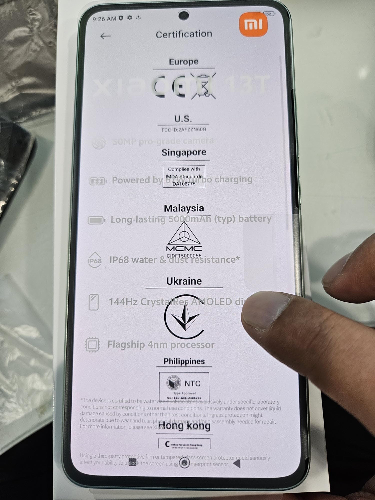 Xiaomi 13T Leica 5G + 4G Lte (256Gb+12Gb) Global Rom Unlocked Worldwide (Tmobile Mint Tello Global) 50Mp Triple Pro Leica Camera