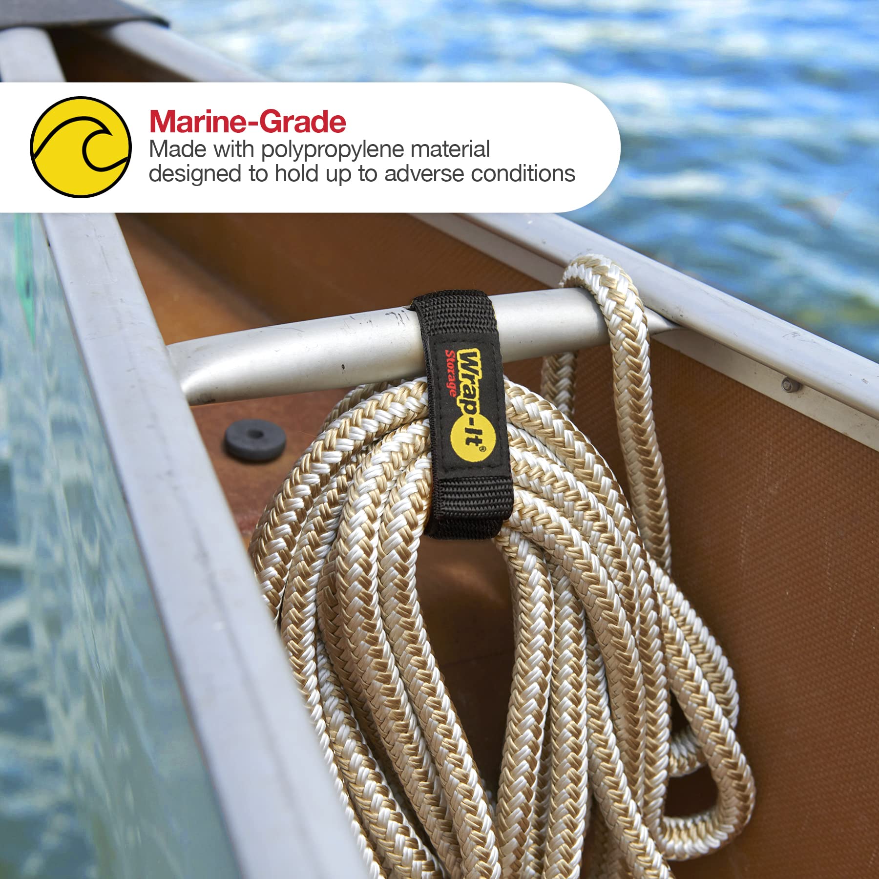 Quick Straps By Wrap It Storage   9    (12 Pack) Black   Hook And Loop Straps For Hose And Cord Storage And Organization