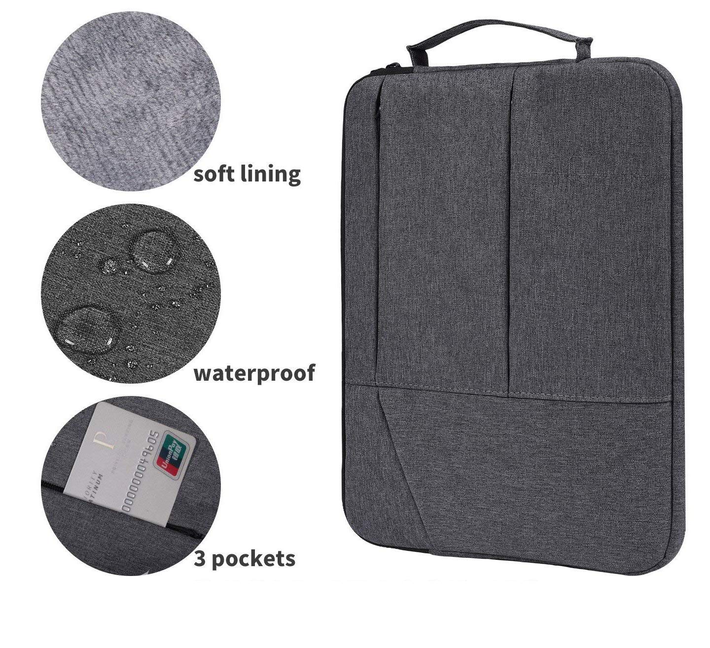 Drawing Tablet Case Carrying Bag With Artist Glove Graphics Tablet Sleeve Protective Bag For Huion H610 Pro, Hs610, Xp Pen Deco