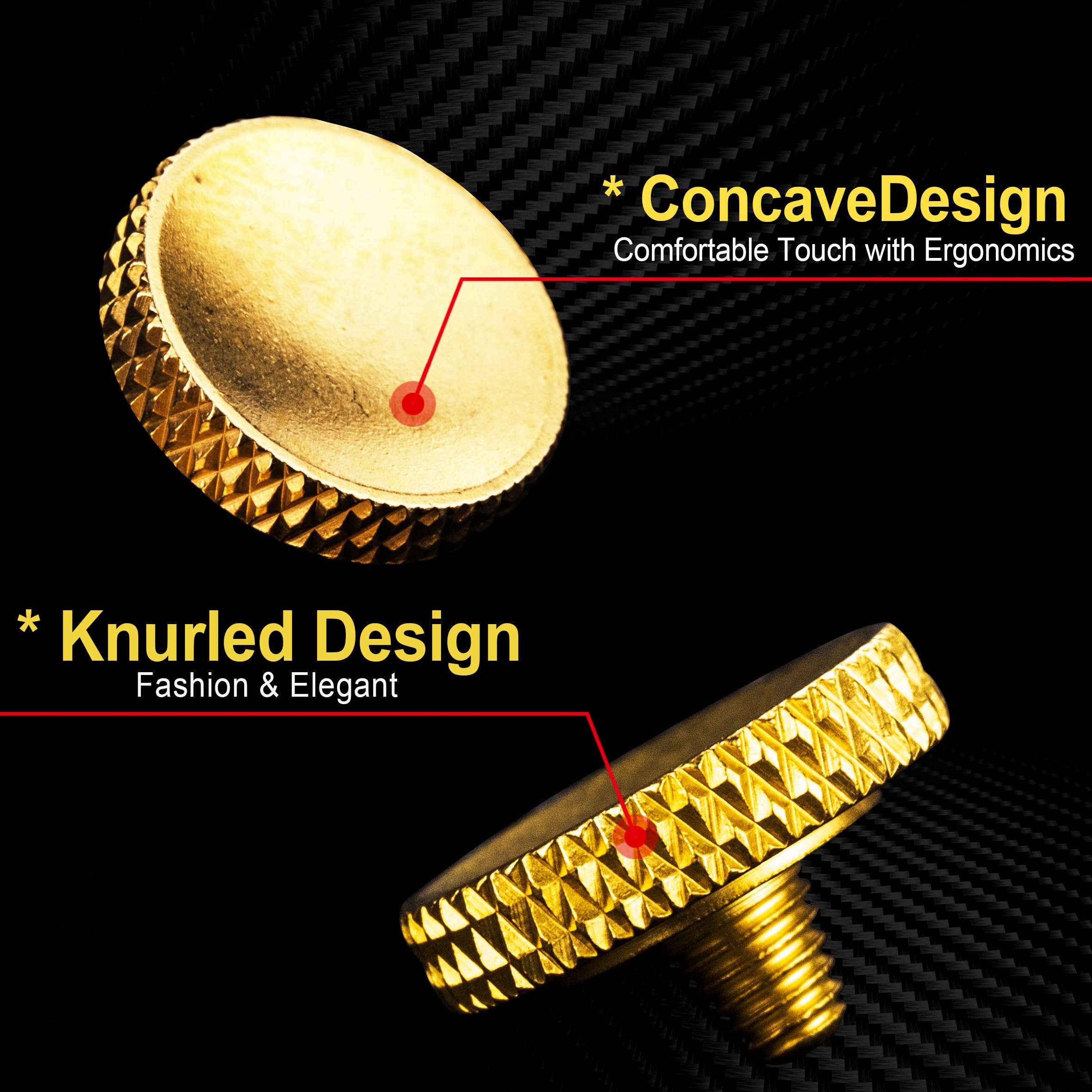 Soft Shutter Release Button (2 Pack/Gold) High End Pure Copper Camera Shutter Button