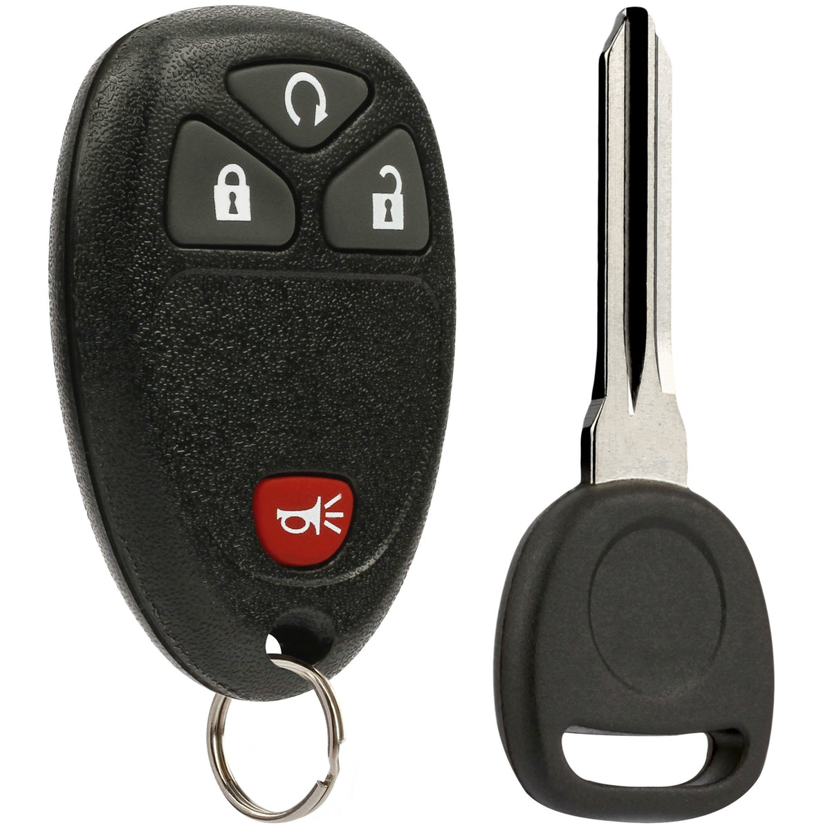 Key Fob Keyless Entry Remote With Ignition Key Fits Chevy Hhr 2006 2007 2008 2009 2010 2011 (15114374)
